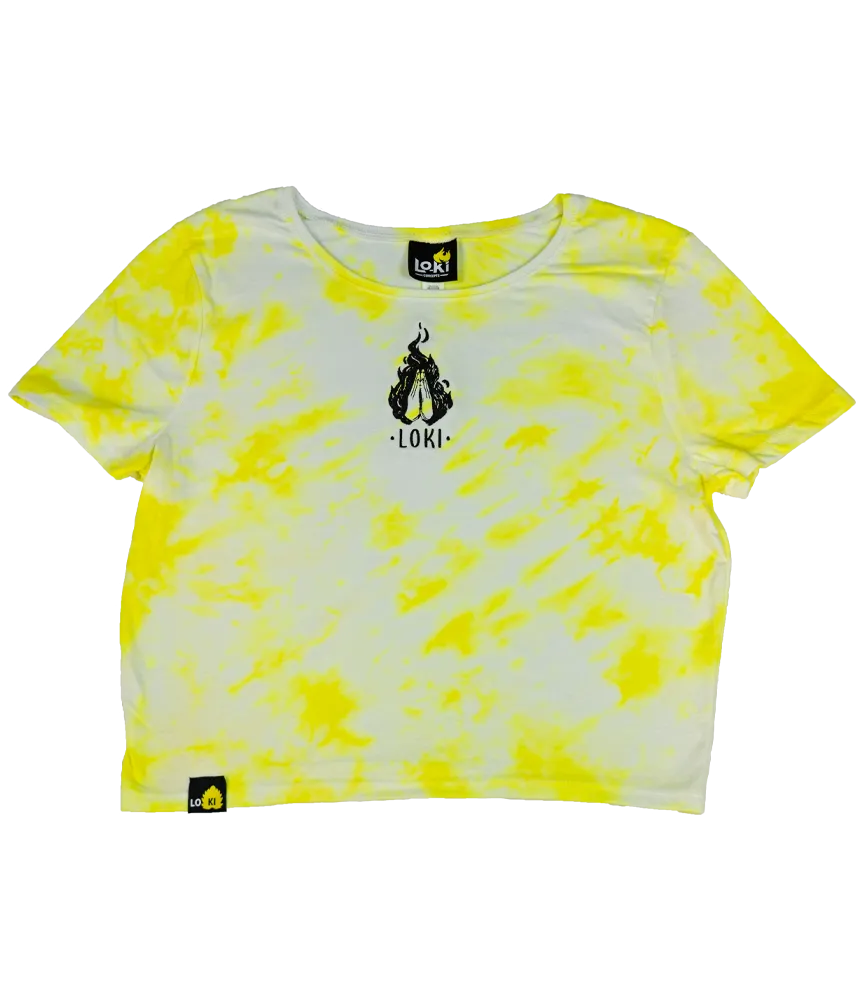 Pray Logo - Crop-Top - The Daffodil Dye