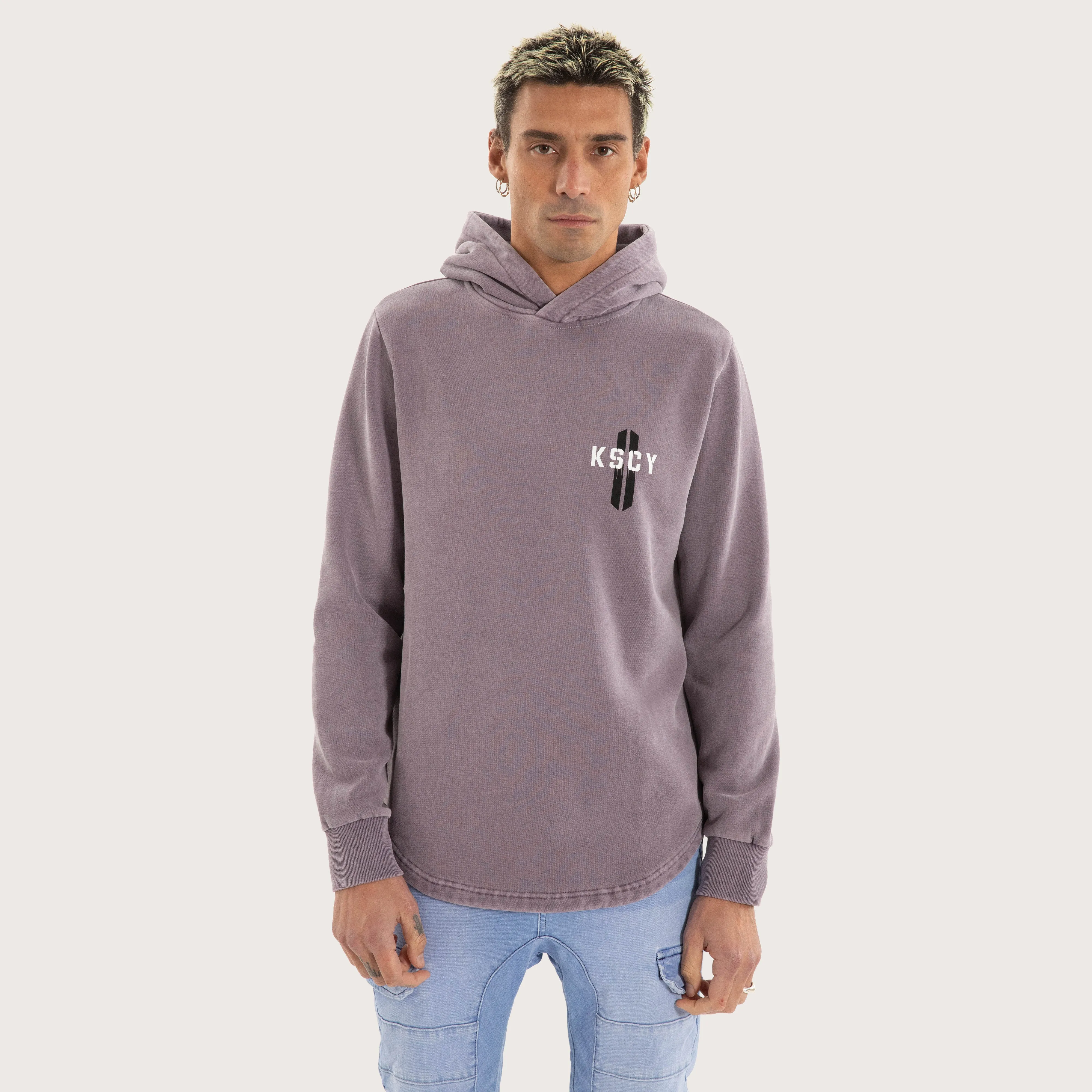 Promise Dual Curved Hoodie Pigment Grey Ridge