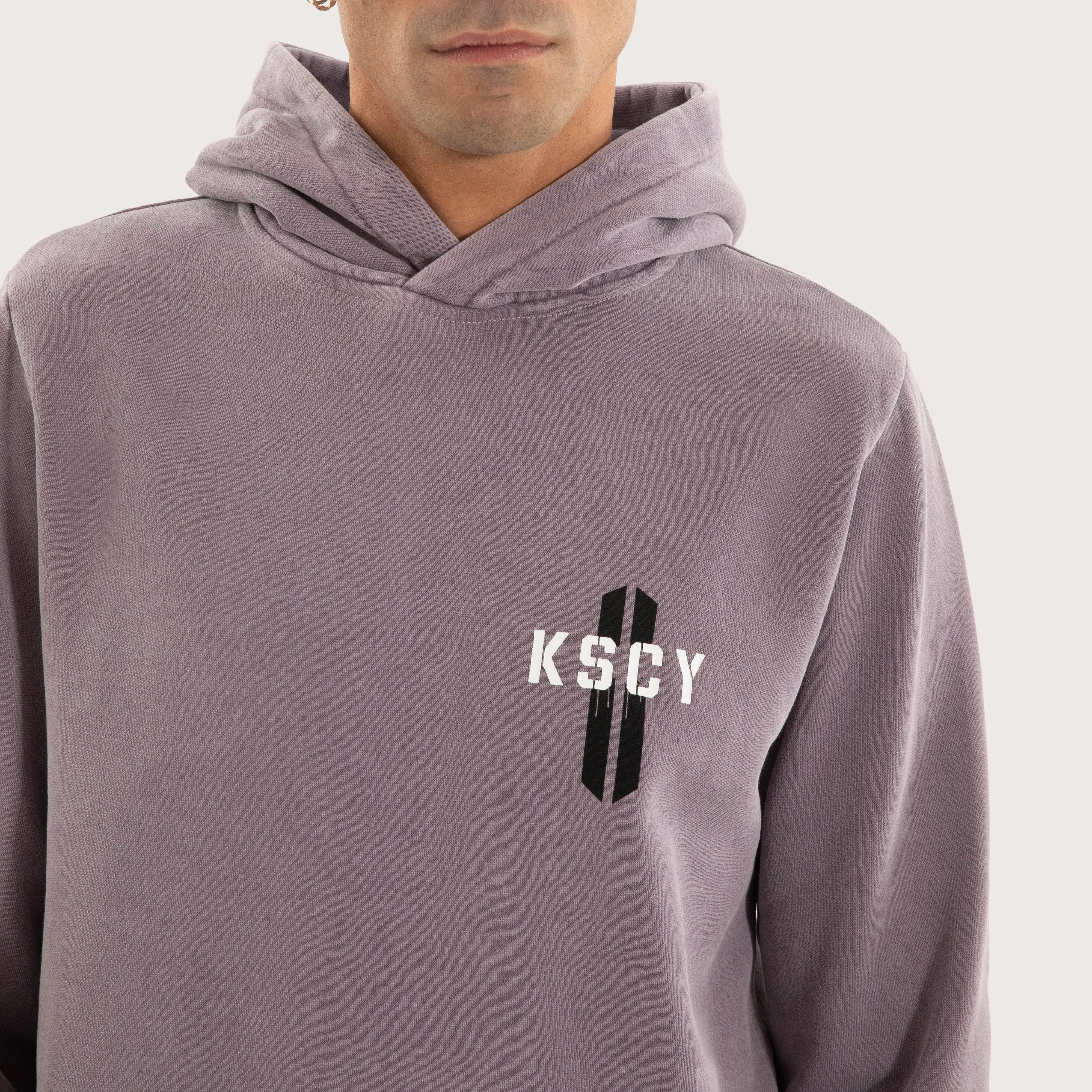 Promise Dual Curved Hoodie Pigment Grey Ridge