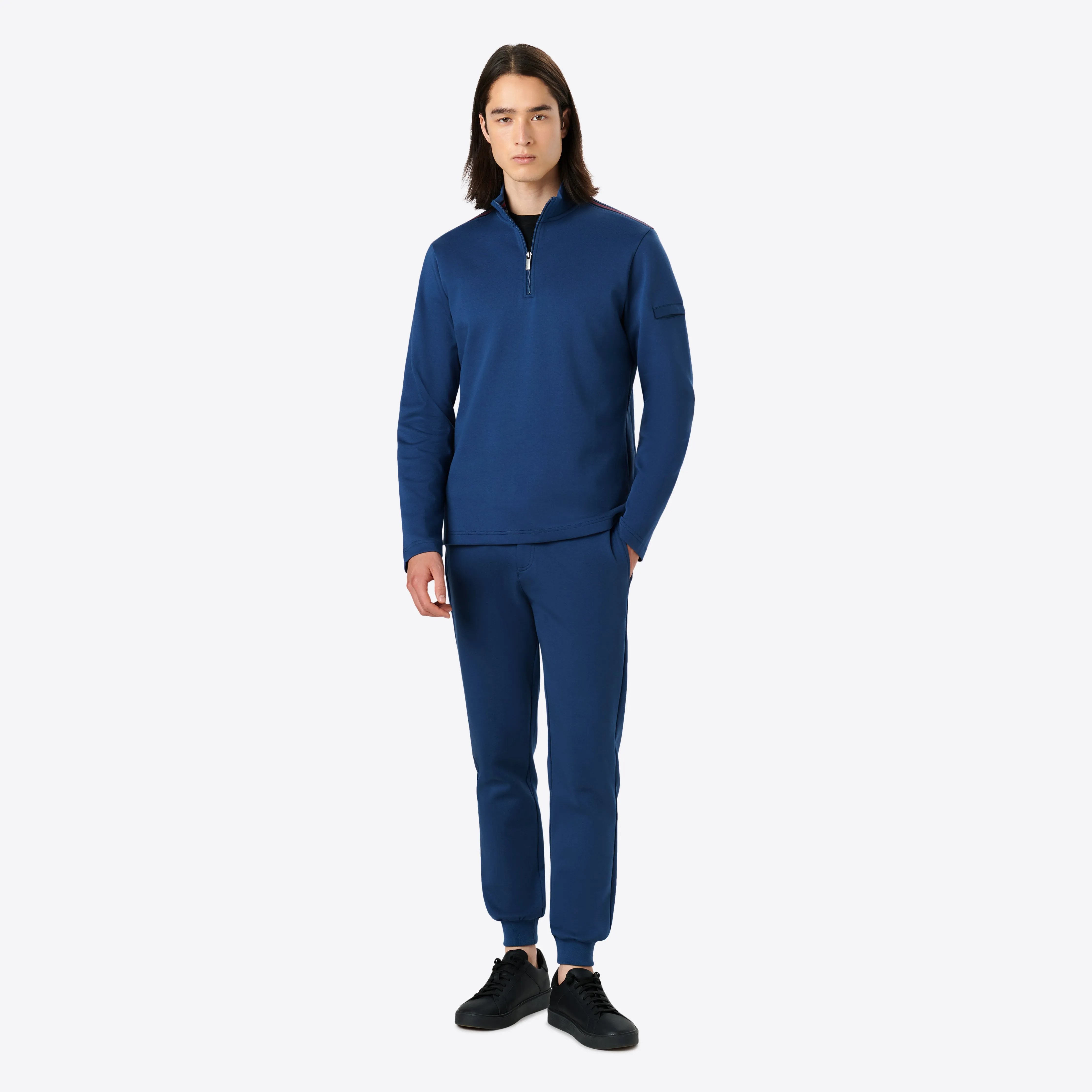 Quarter Zip Pullover Sweatshirt