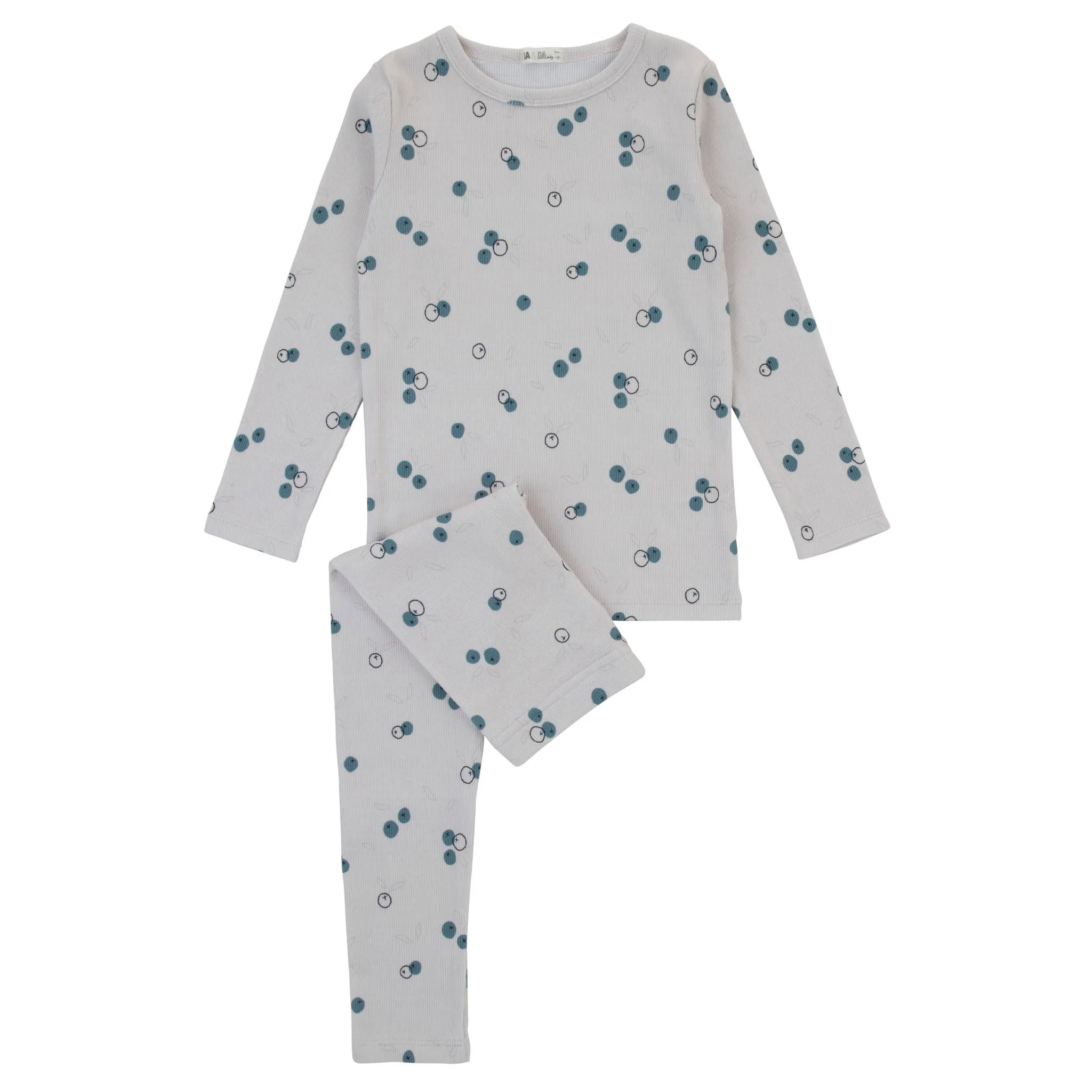 Ra & Da Baby Blueberry Print Pajamas