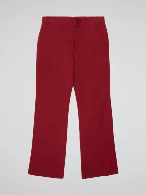 Red Palazzo Pants