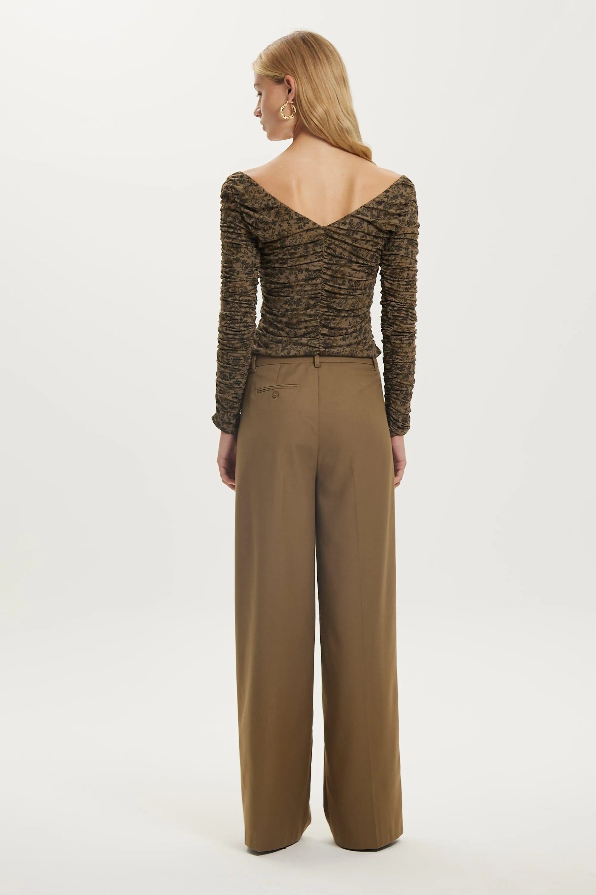 RESOLUTE TAILORED TROUSERS | OLIVE BRANCH