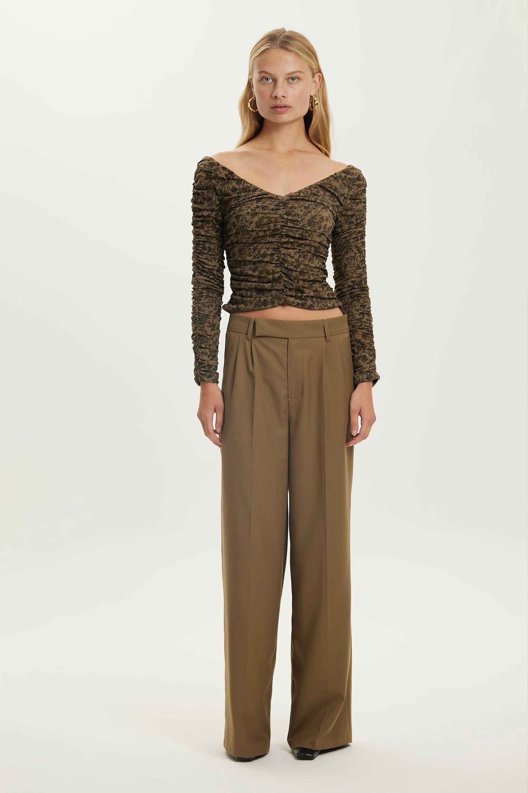 RESOLUTE TAILORED TROUSERS | OLIVE BRANCH