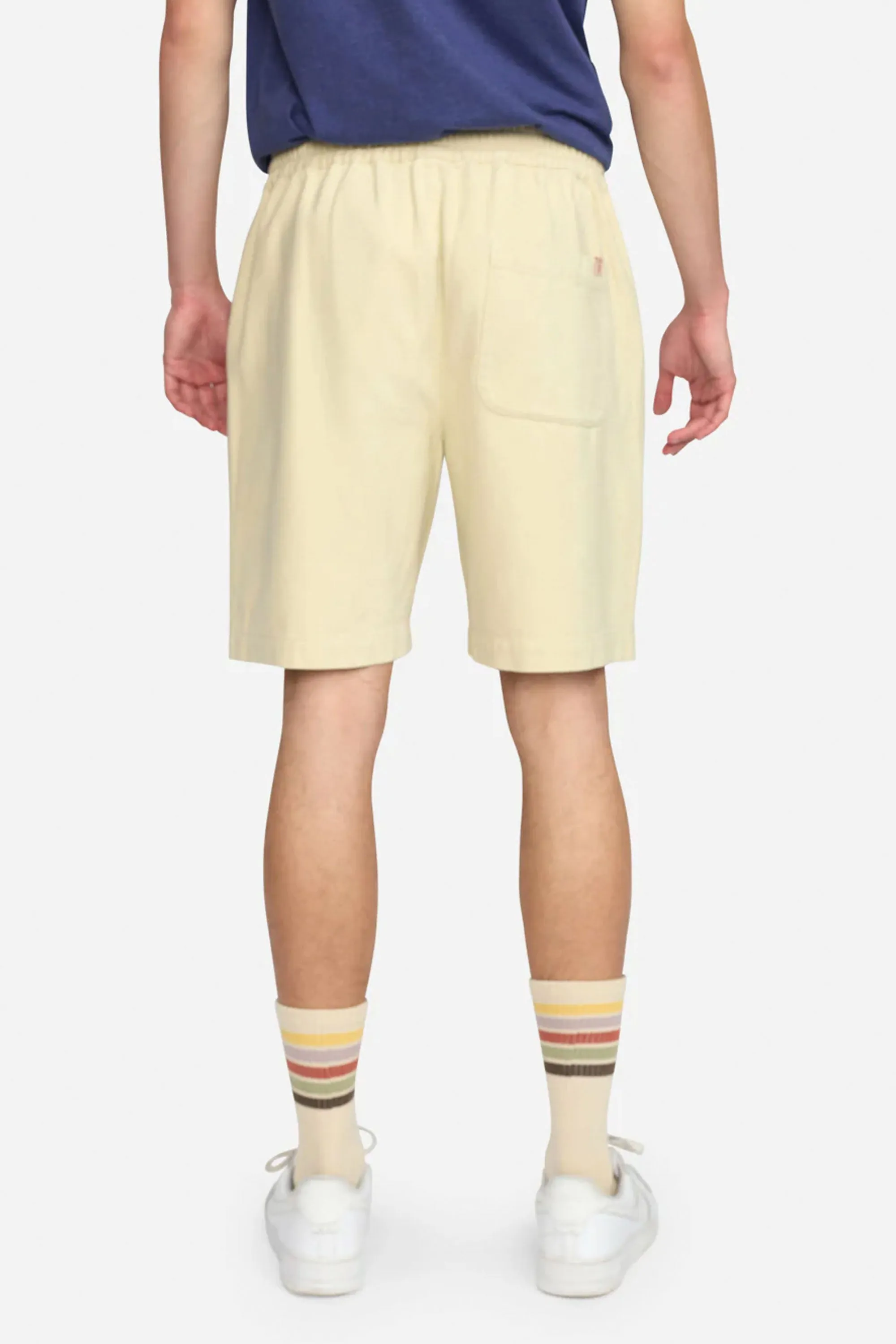 REVOLUTION - LONG CASUAL SHORTS - OFF WHITE
