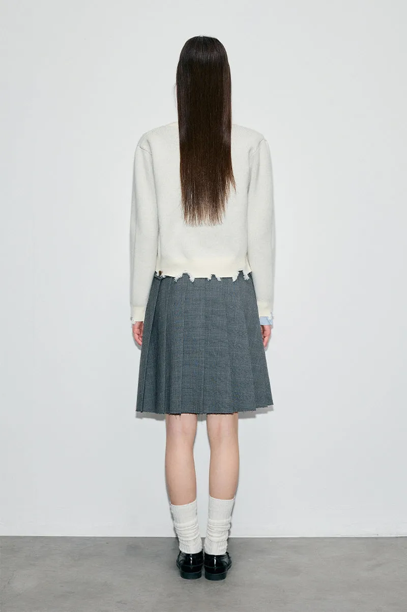 Rhombic College Style Cardigan / Vest