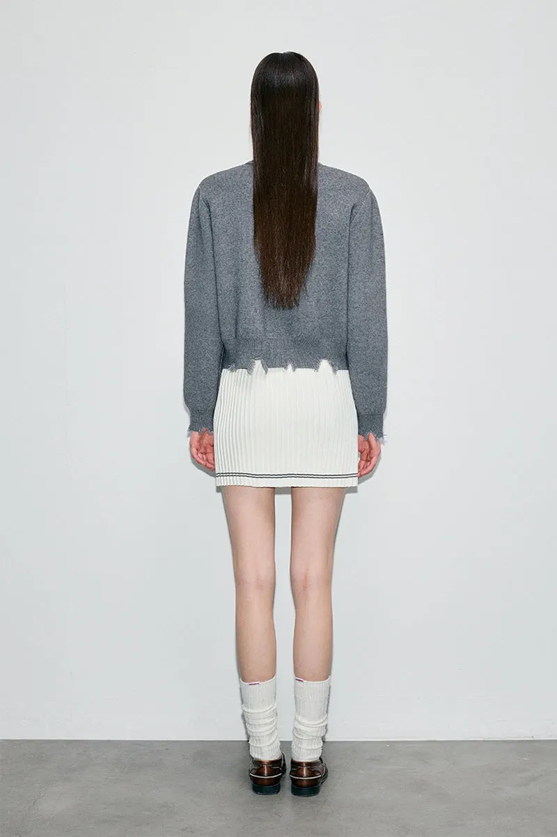 Rhombic College Style Cardigan / Vest