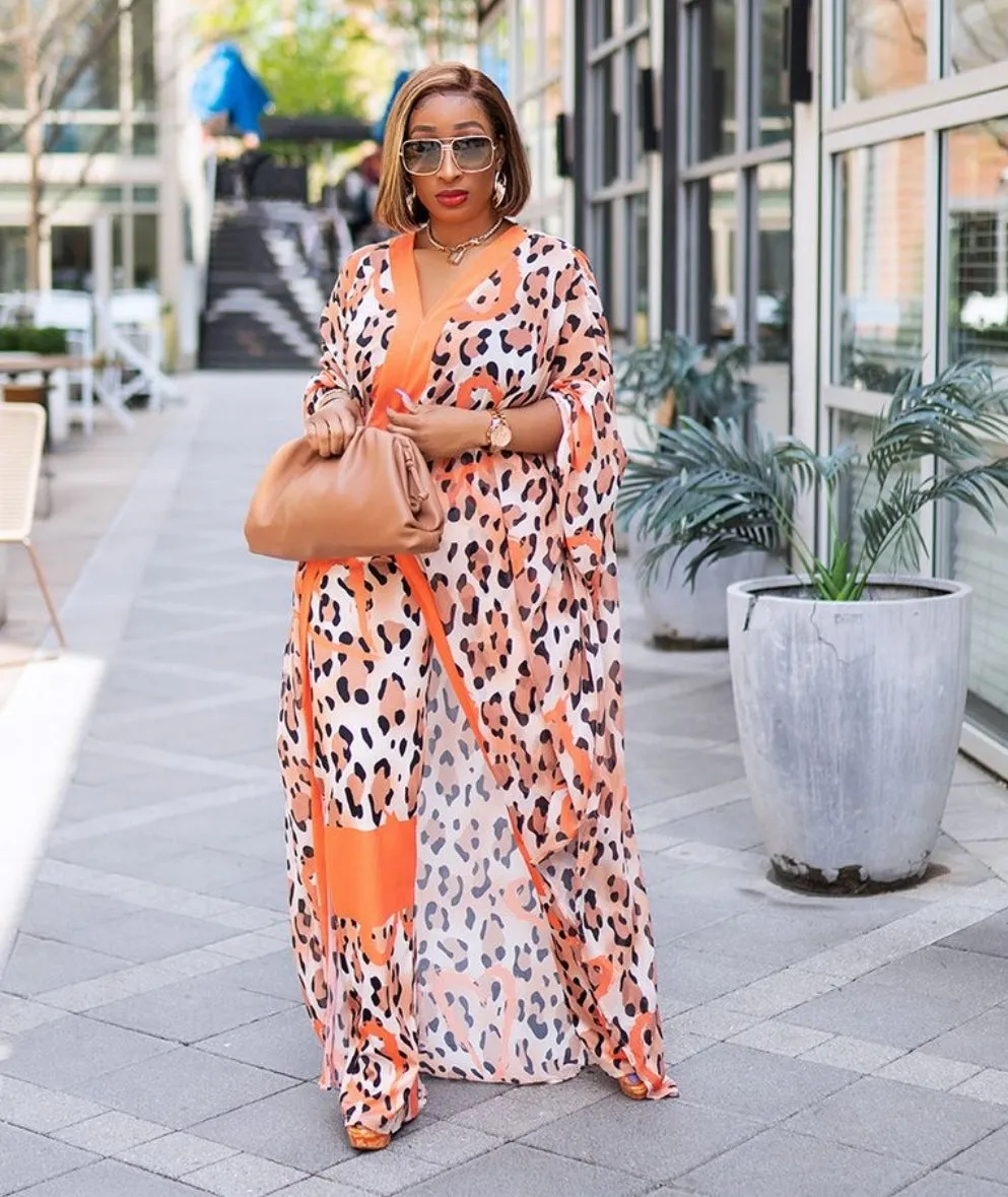 Rich Queen Vibes- 2pc Kaftan Top/Pant SET (Yellow)