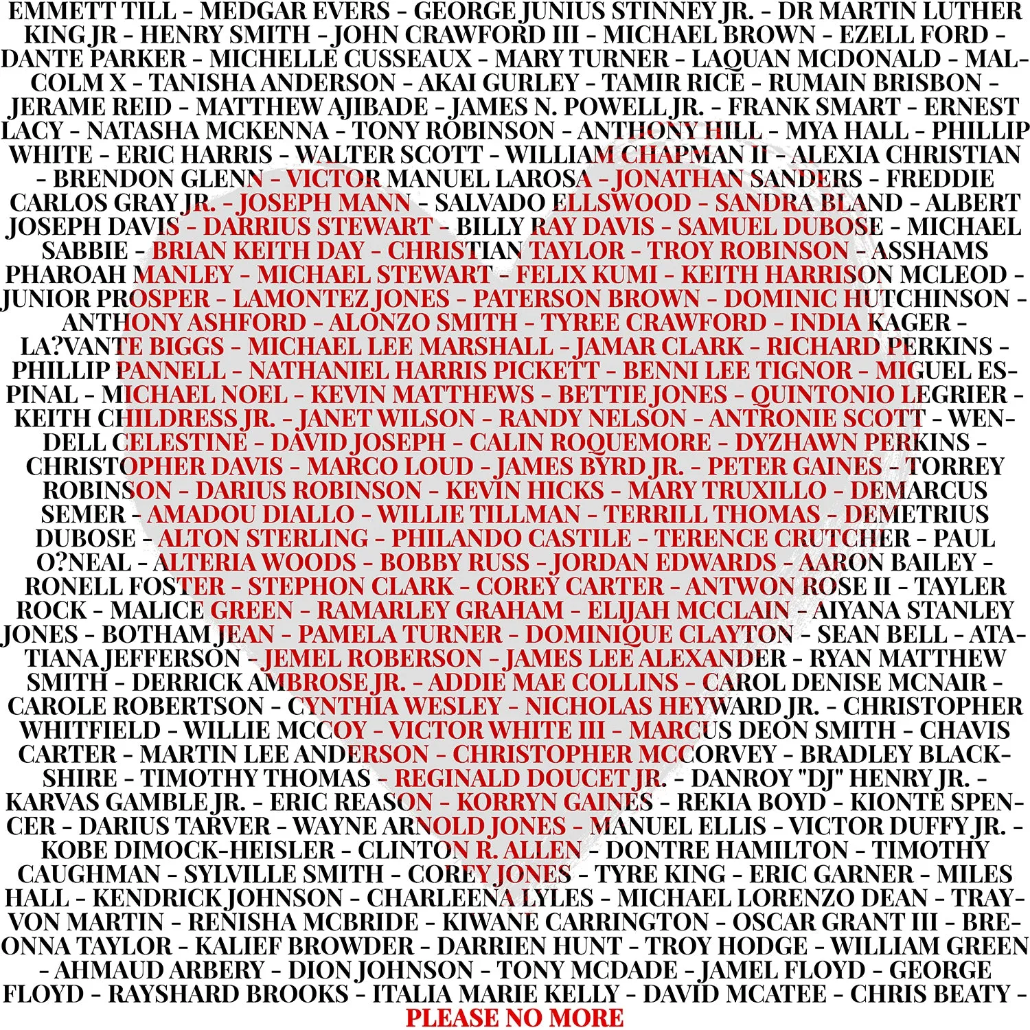 SAY THEIR NAMES IN LOVE© - Women's Tri-Blend Racerback Tank