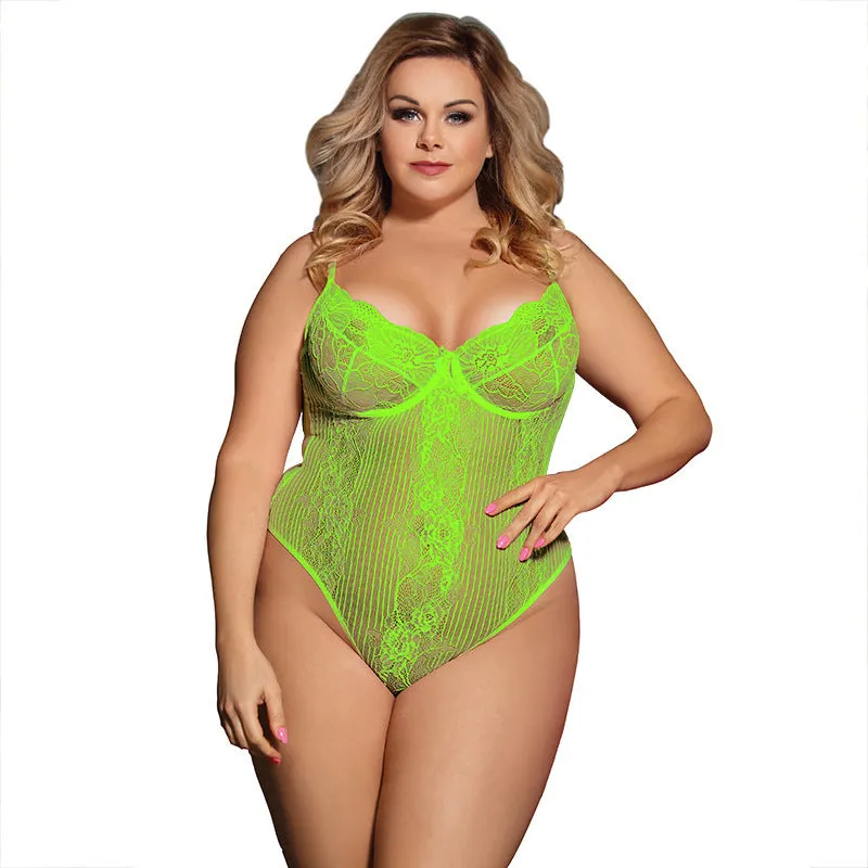 Sexy Lingerie New Large Size Sexy Lace Pajamas