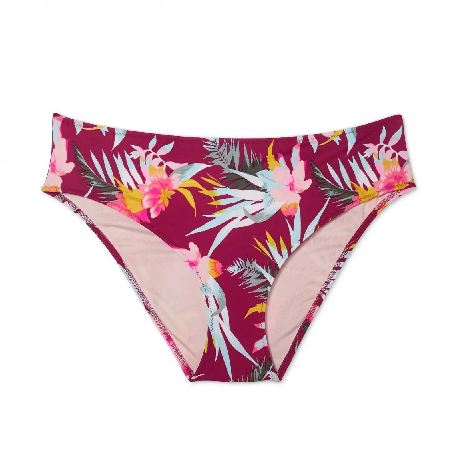Shade & Shore Women's Resort Mid Rise Full Bikini Bottom Swim Suit