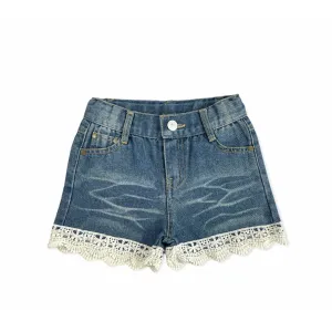 Shea Baby Girls Short with Lace Trim SBD06