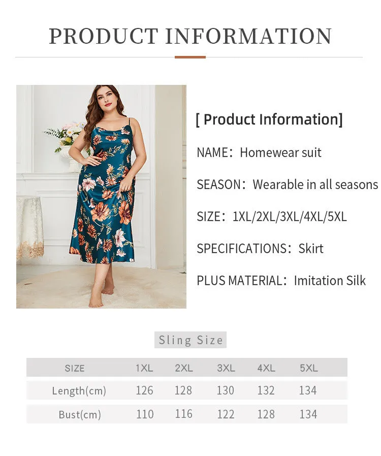 Silk Fashion Casual Pajamas