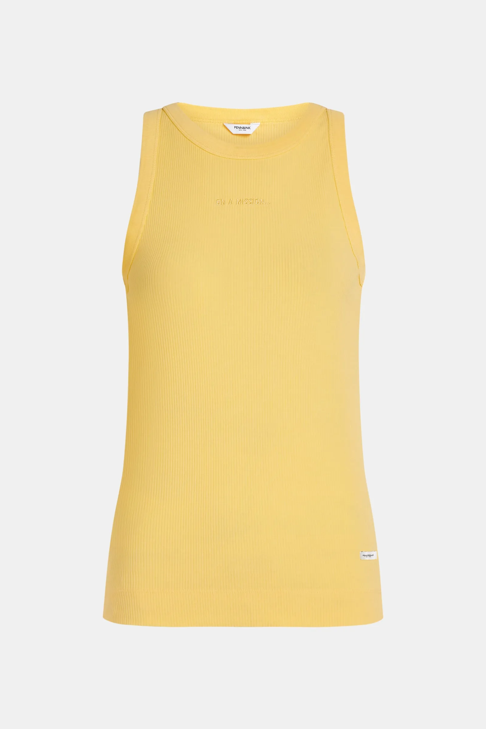 SINGLET EMBROIDERY (S25F1643LTD) MAIZE