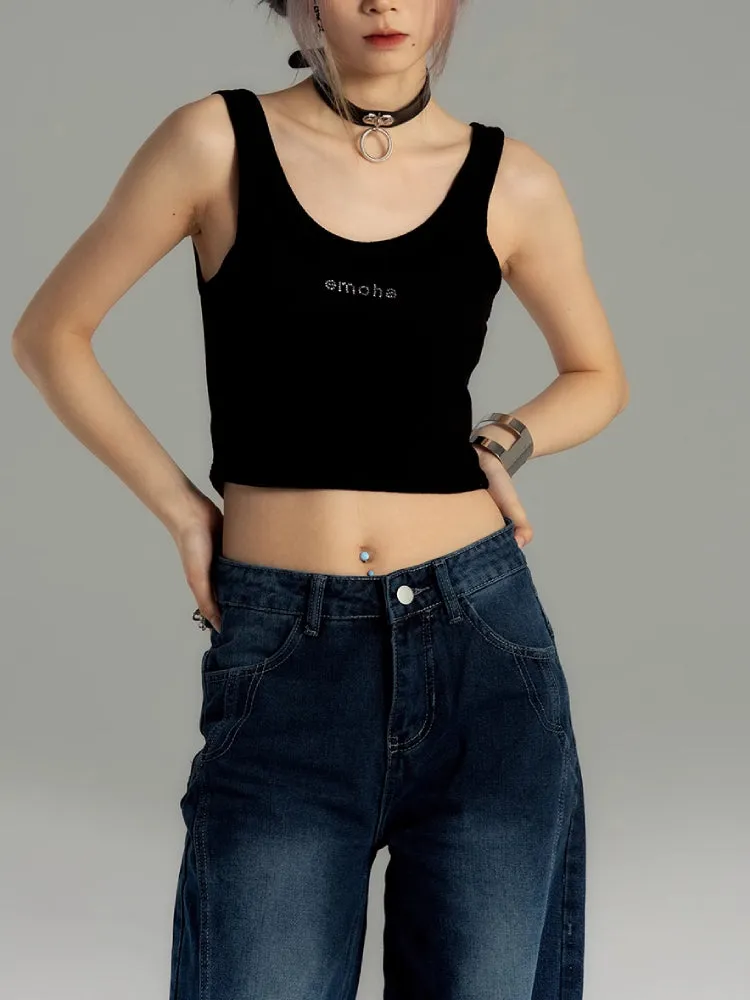 Sleeveless slim top t-shirt【s0000006993】