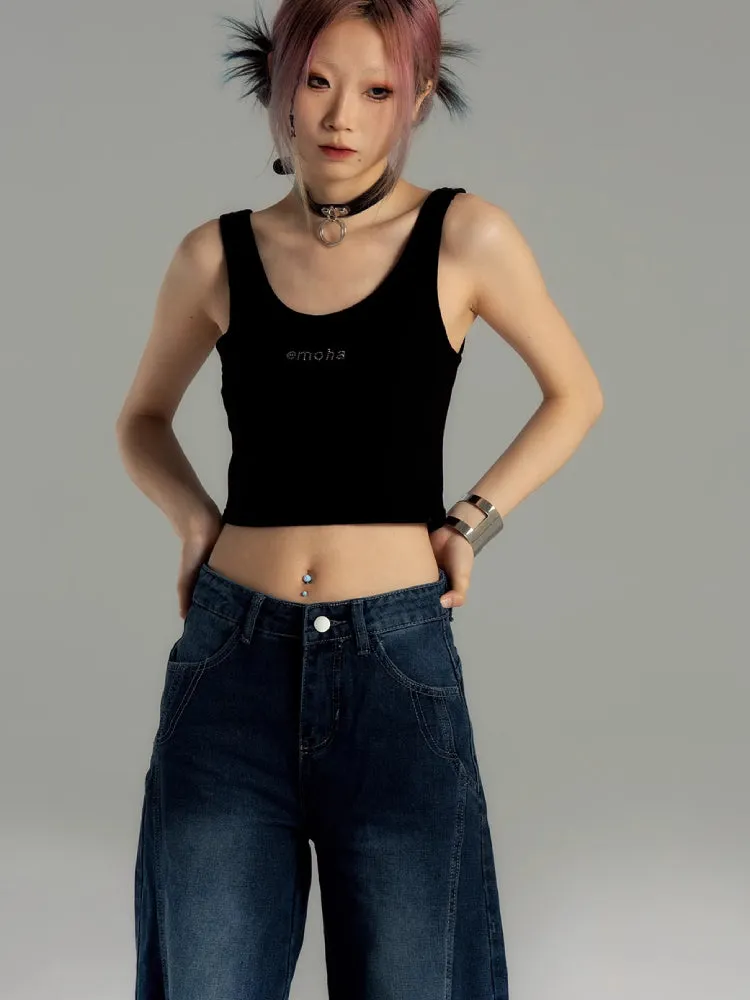 Sleeveless slim top t-shirt【s0000006993】