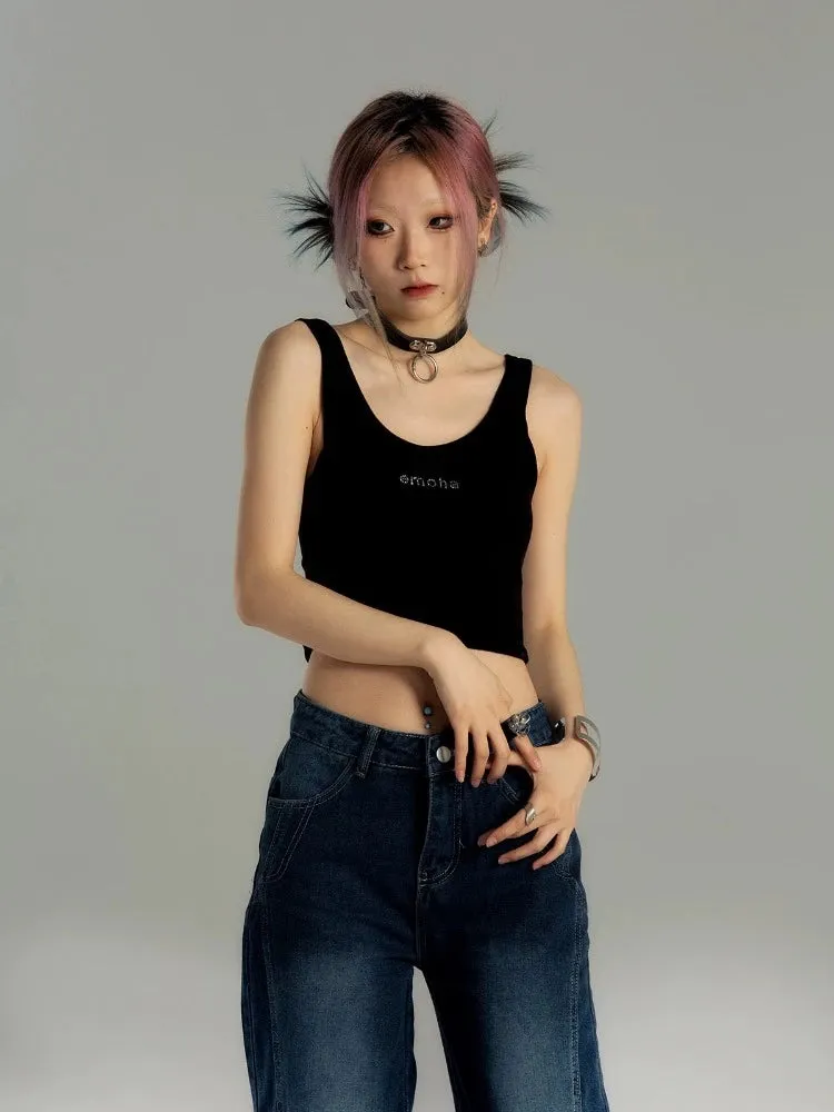 Sleeveless slim top t-shirt【s0000006993】