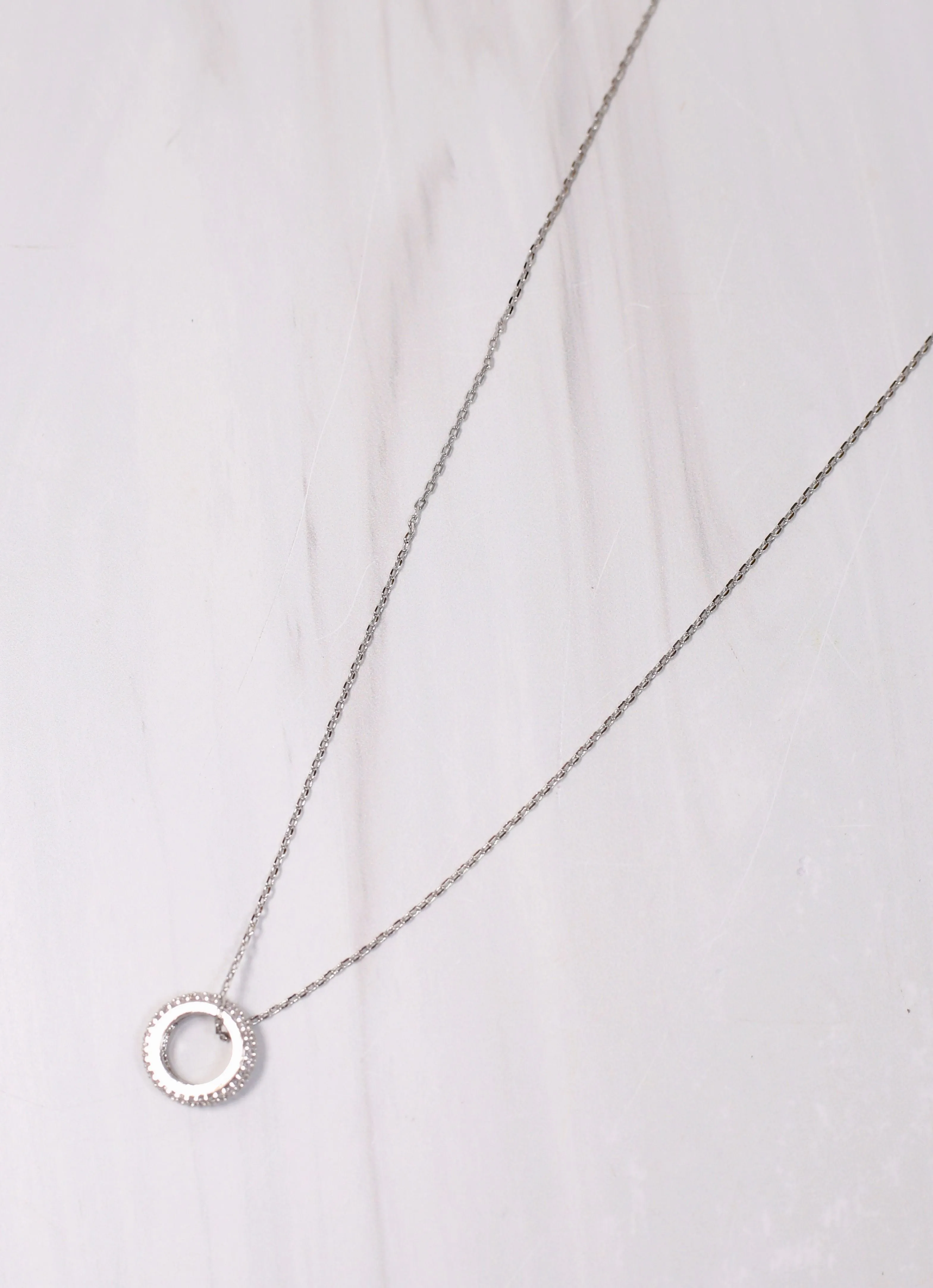 Small Joys CZ Necklace SILVER