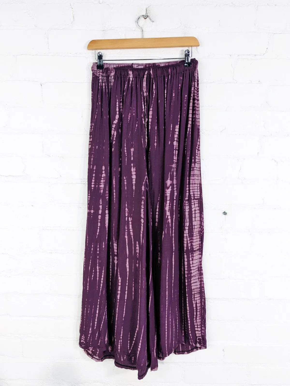 Snake Tie Dye Wide Trousers