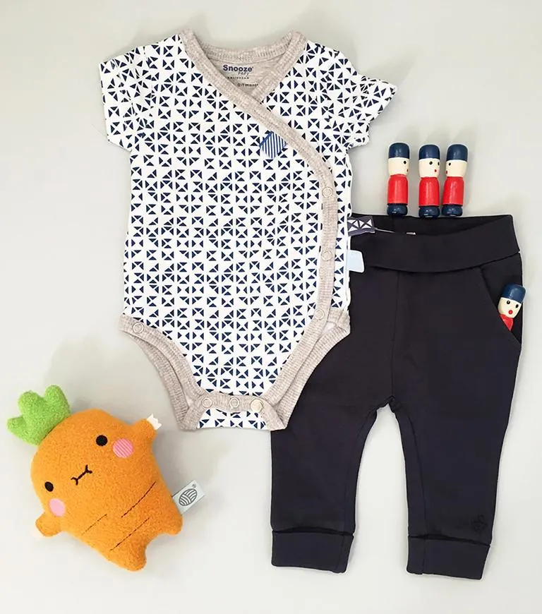 Soft Jersey Trousers - Navy