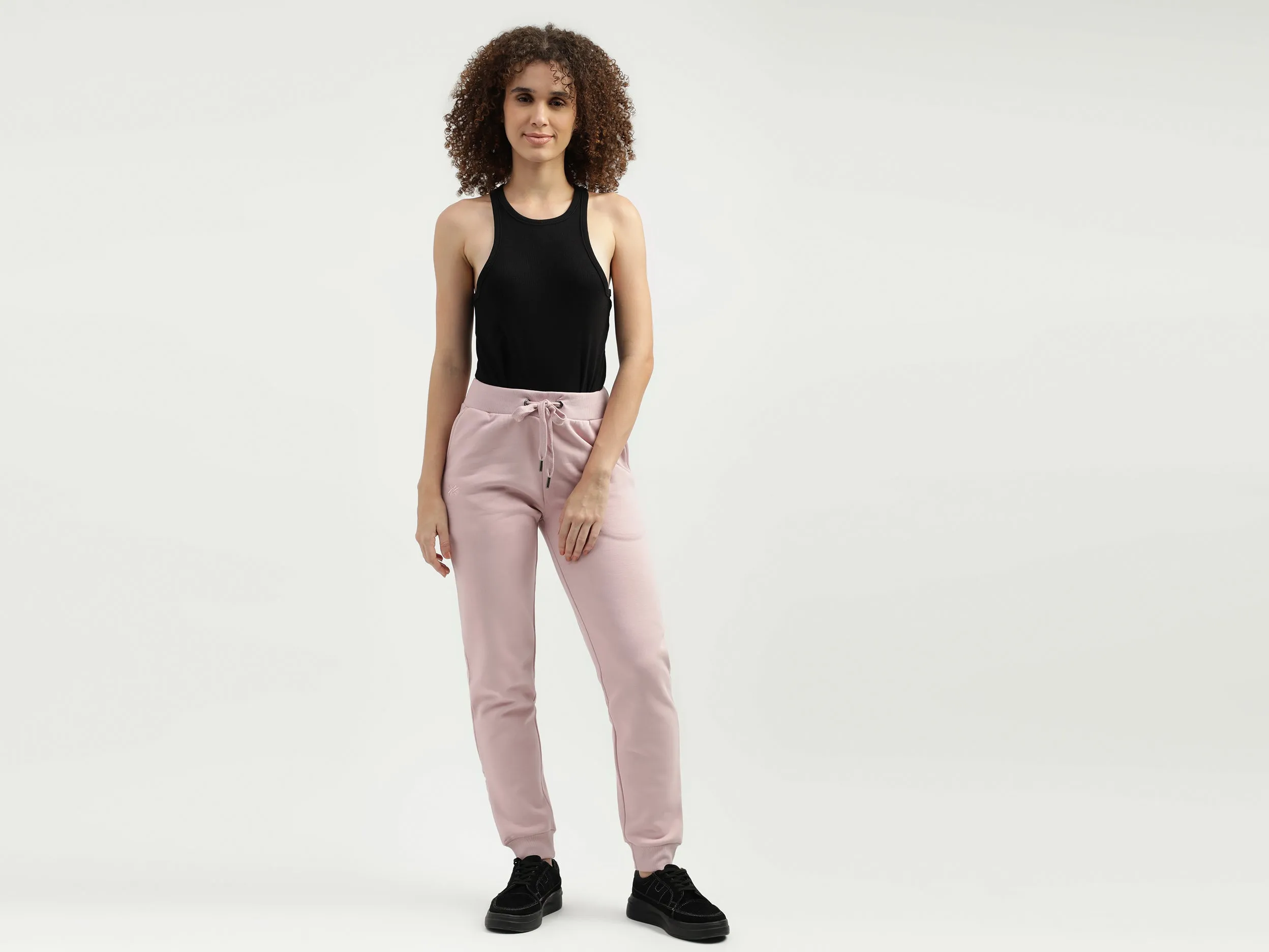 Solid Pattern Regular Fit Trousers
