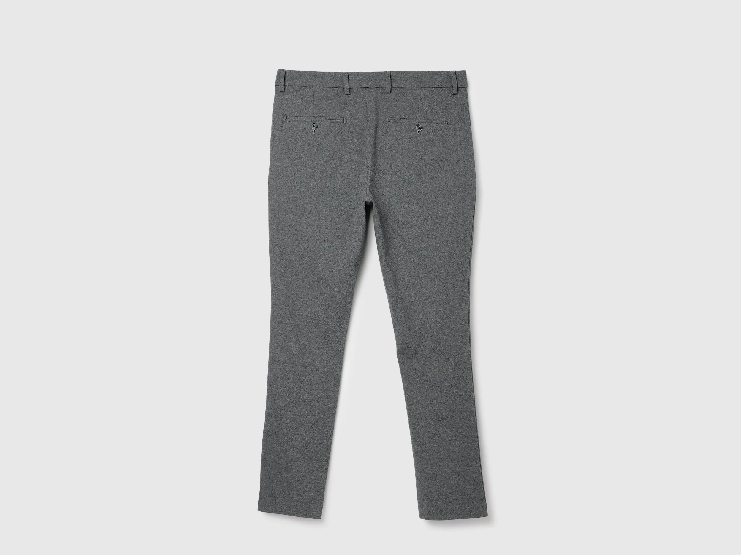 Solid Pattern Slim Fit Trousers