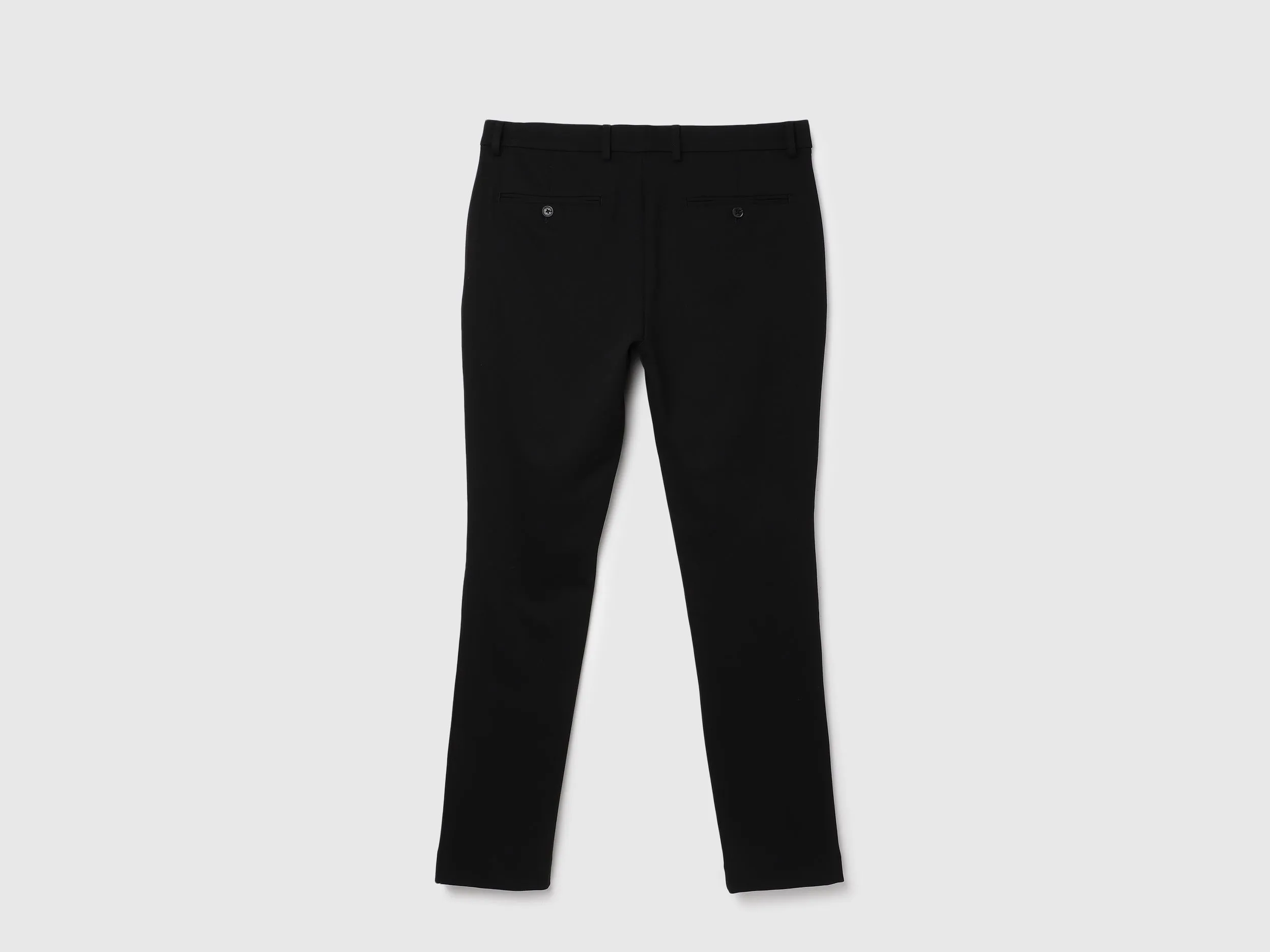 Solid Pattern Slim Fit Trousers