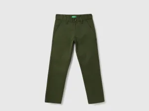 Solid Regular Fit Trousers
