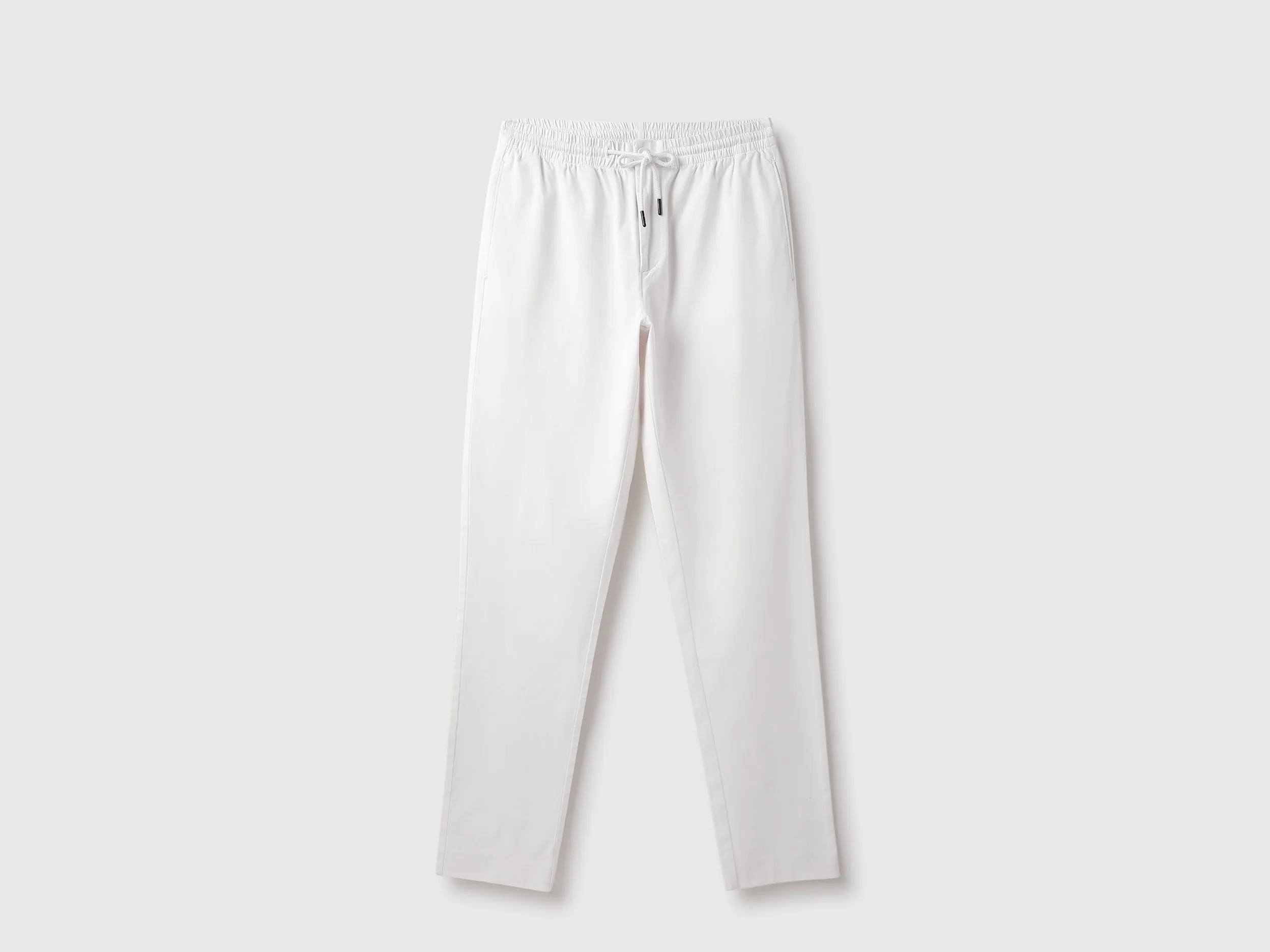 Solid Relaxed Fit Trousers