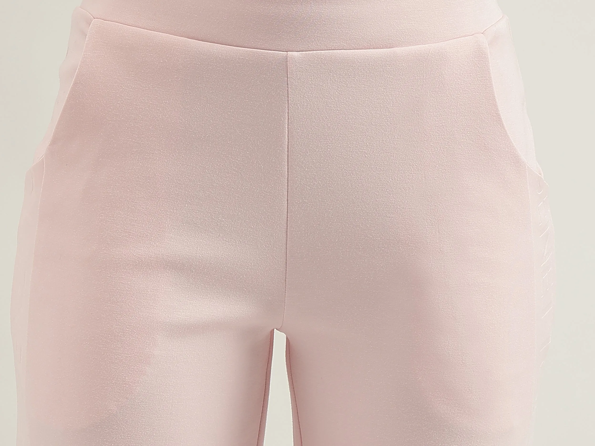 Solid Straight Fit Trousers