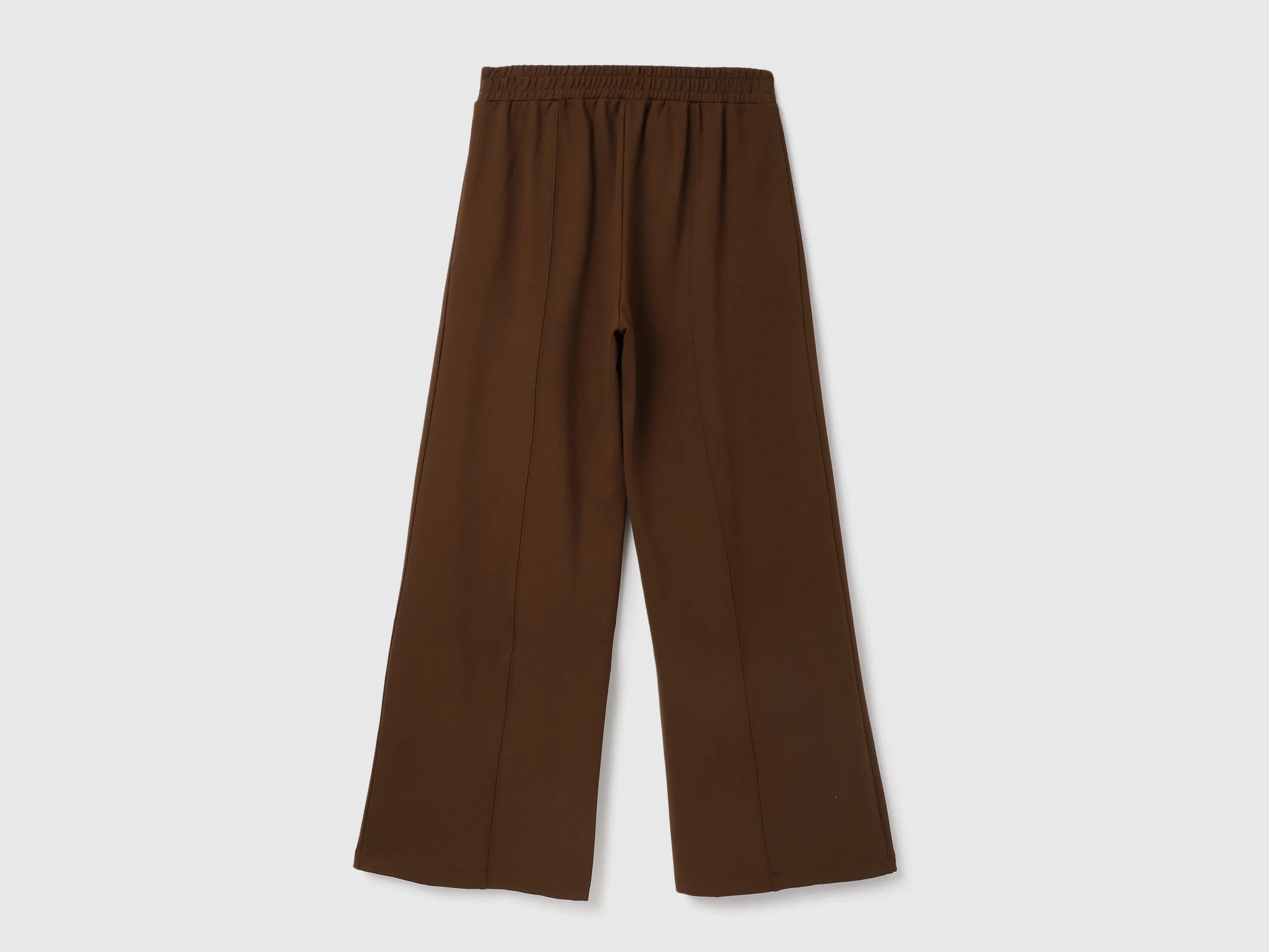 Solid Straight Fit Trousers