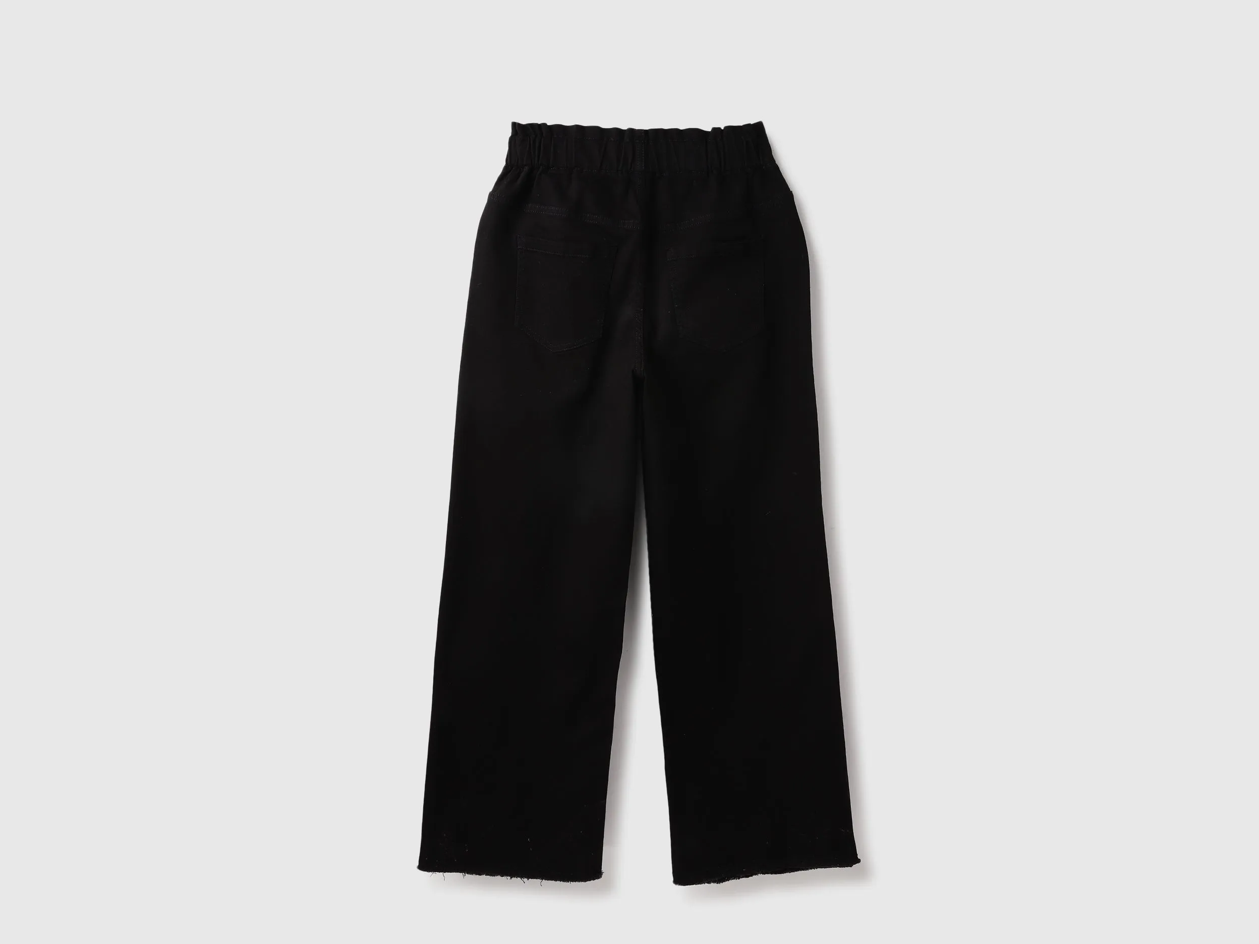 Solid Wide Leg Fit Trousers