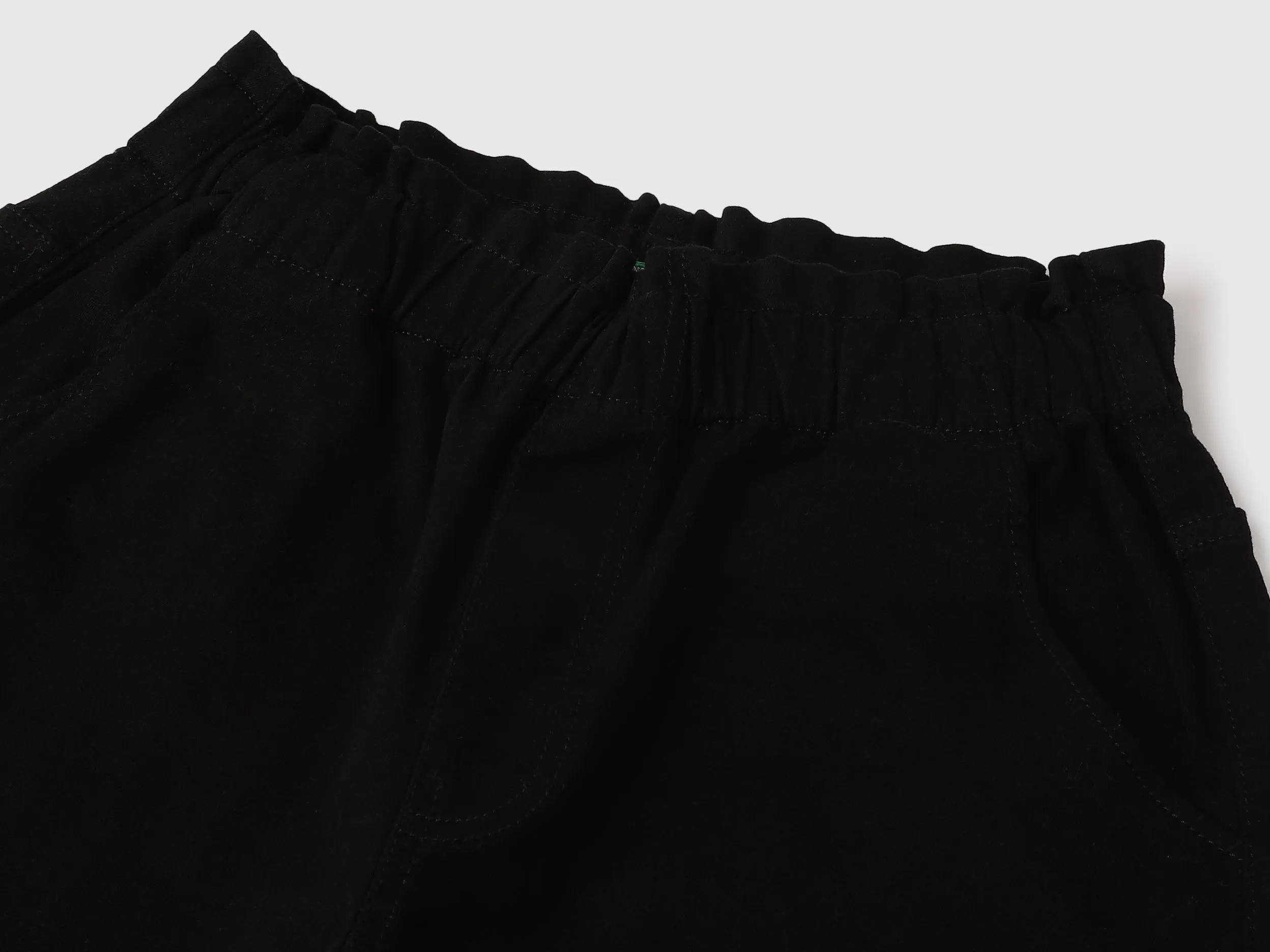 Solid Wide Leg Fit Trousers