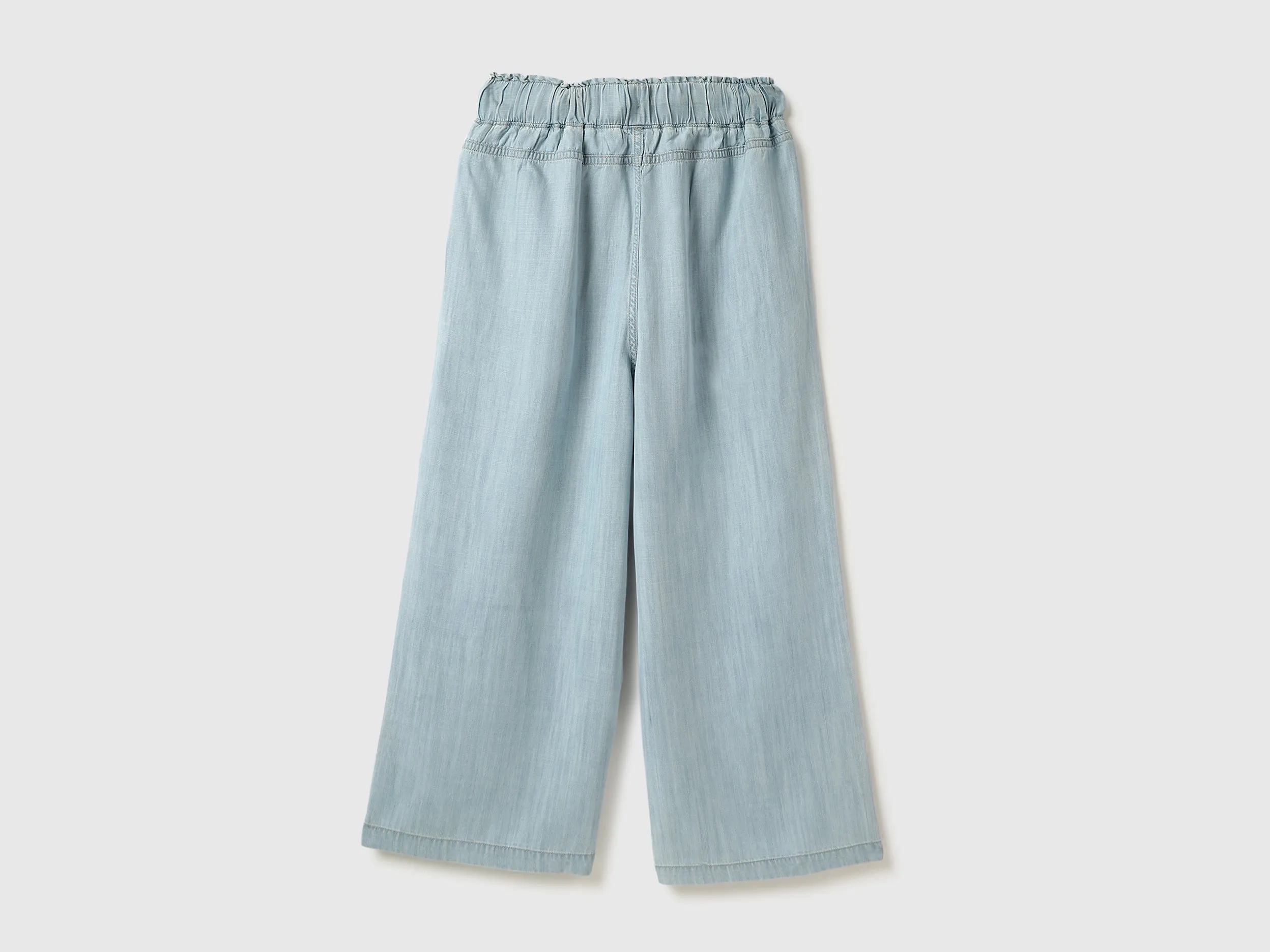 Solid Wide Leg Pants