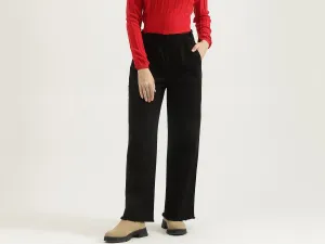 Solid Wide Leg Trousers