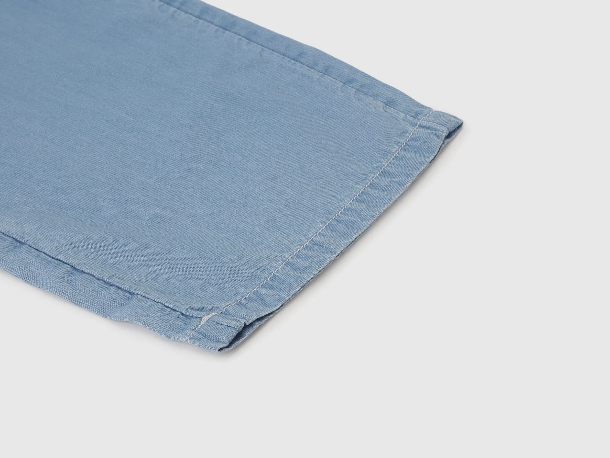 Solid Wide Leg Trousers