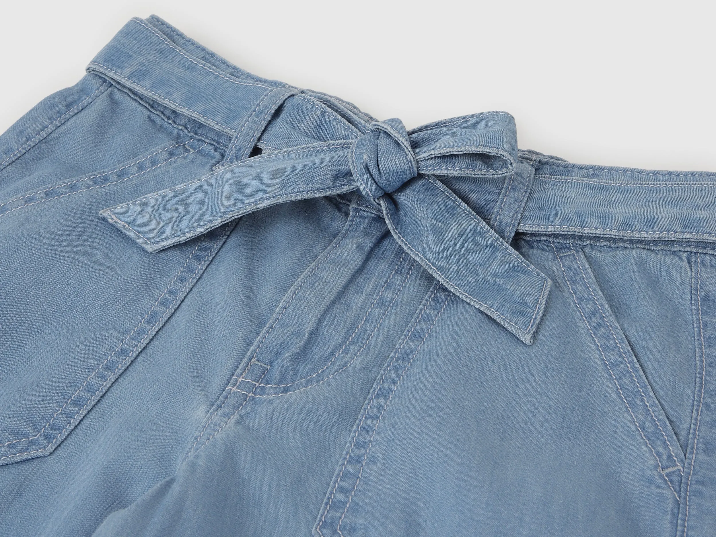 Solid Wide Leg Trousers