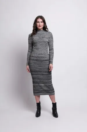 Space Jam Skirt - Black/Ivory