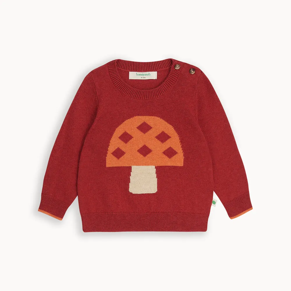 Sparrow - Rusty Mushroom Knit Sweater