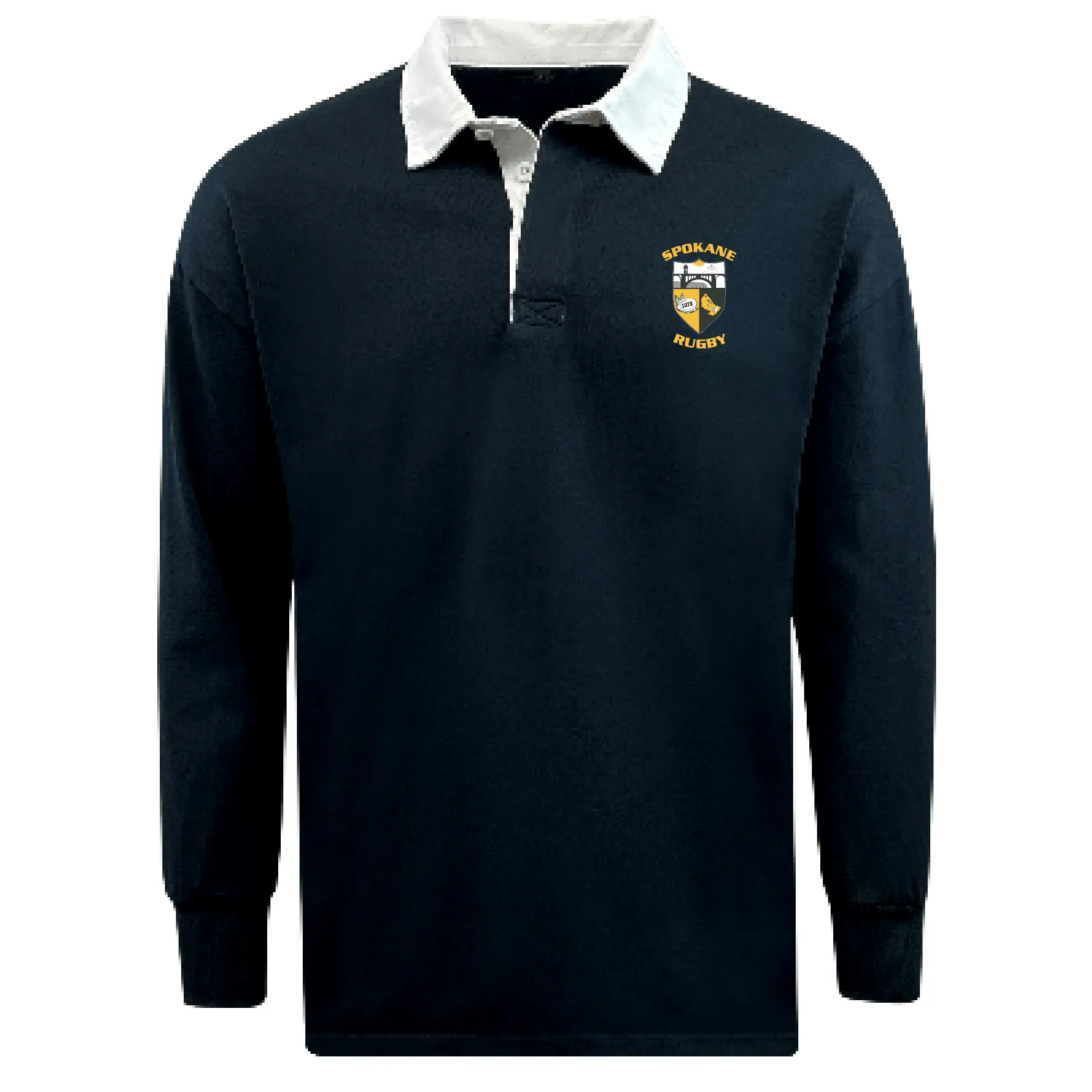Spokane Rugby Classic Long Sleeve Solid Rugby Jersey