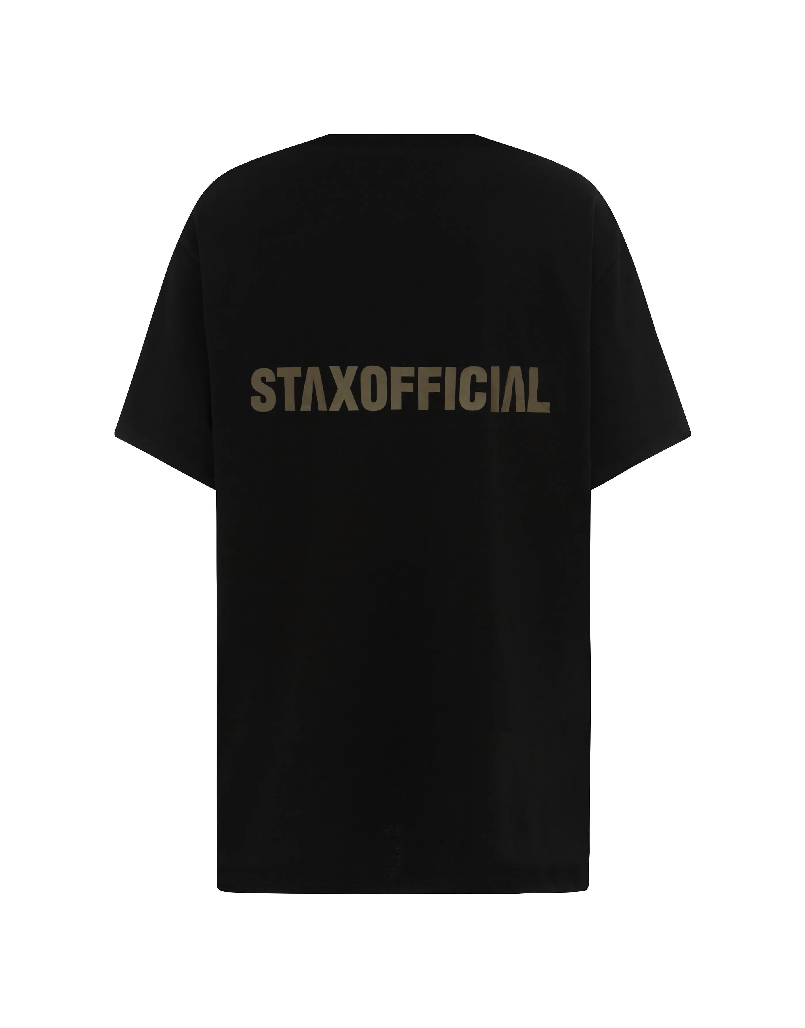 Standard Fit Tee - Black/ Khaki Logo