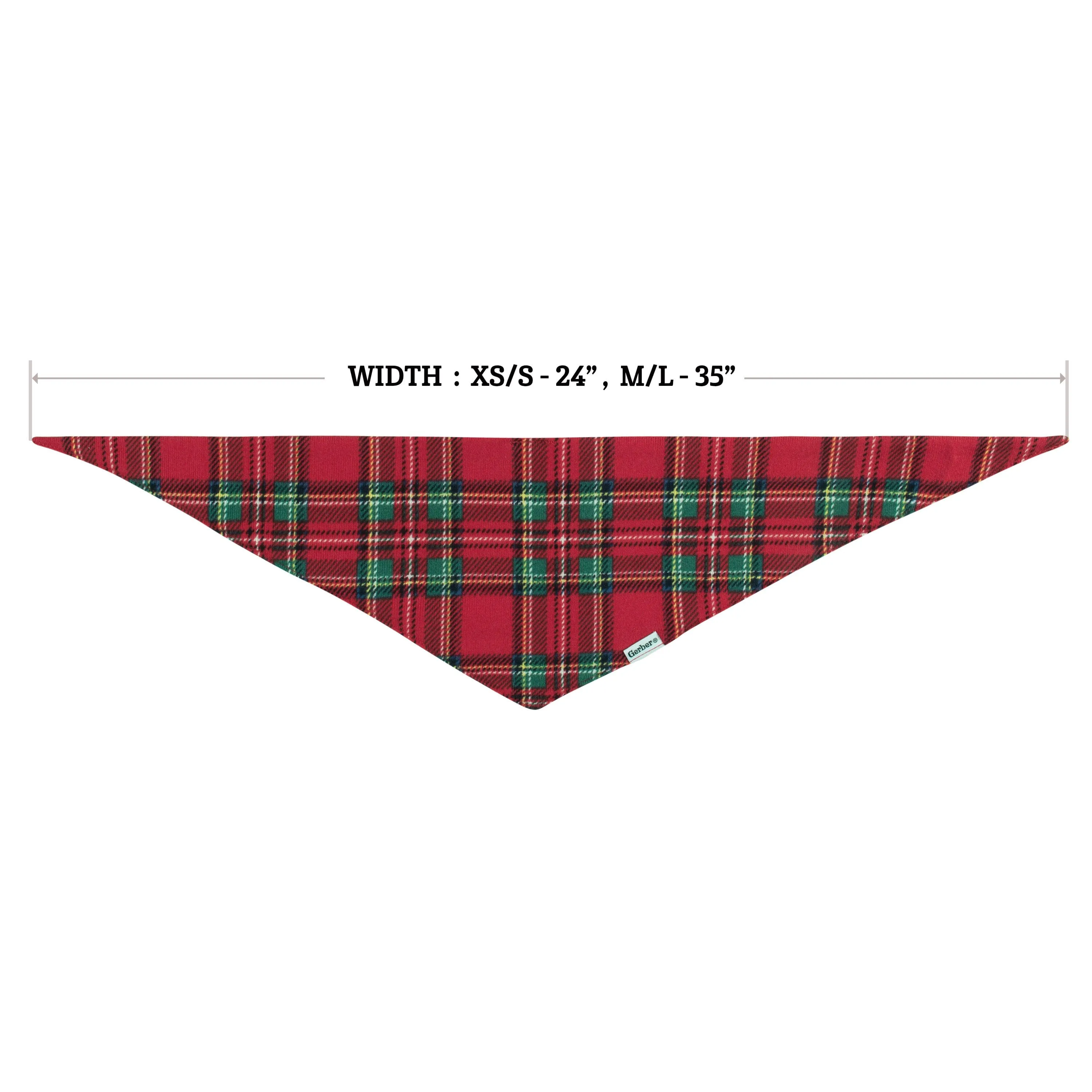 Stewart Plaid Hacci Pet Bandana
