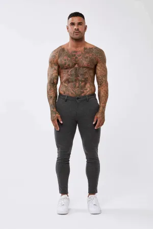 STRETCH TROUSER CHARCOAL - SPRAY-ON FIT