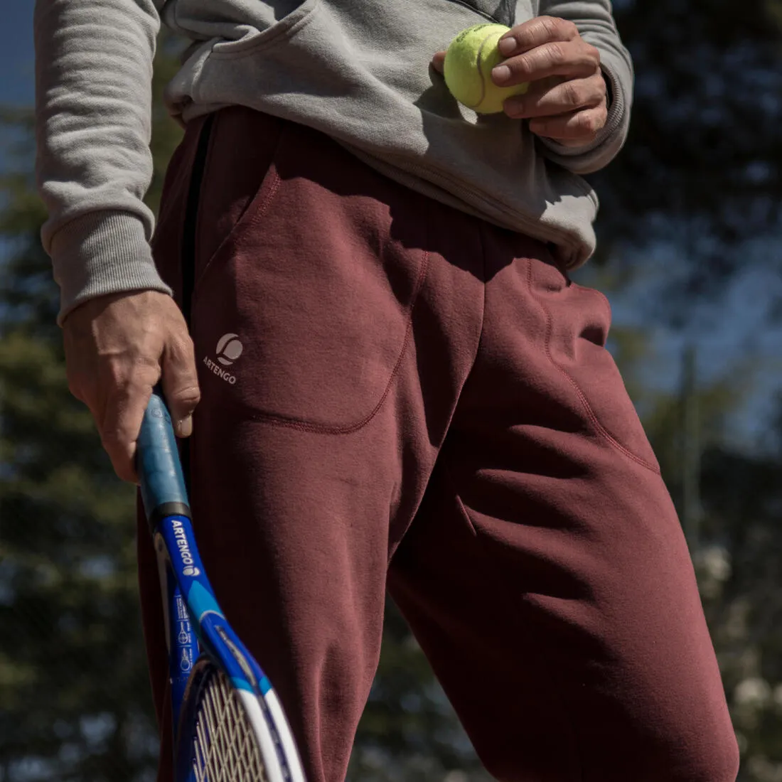 Tennis Badminton Padel Trousers - Burgundy