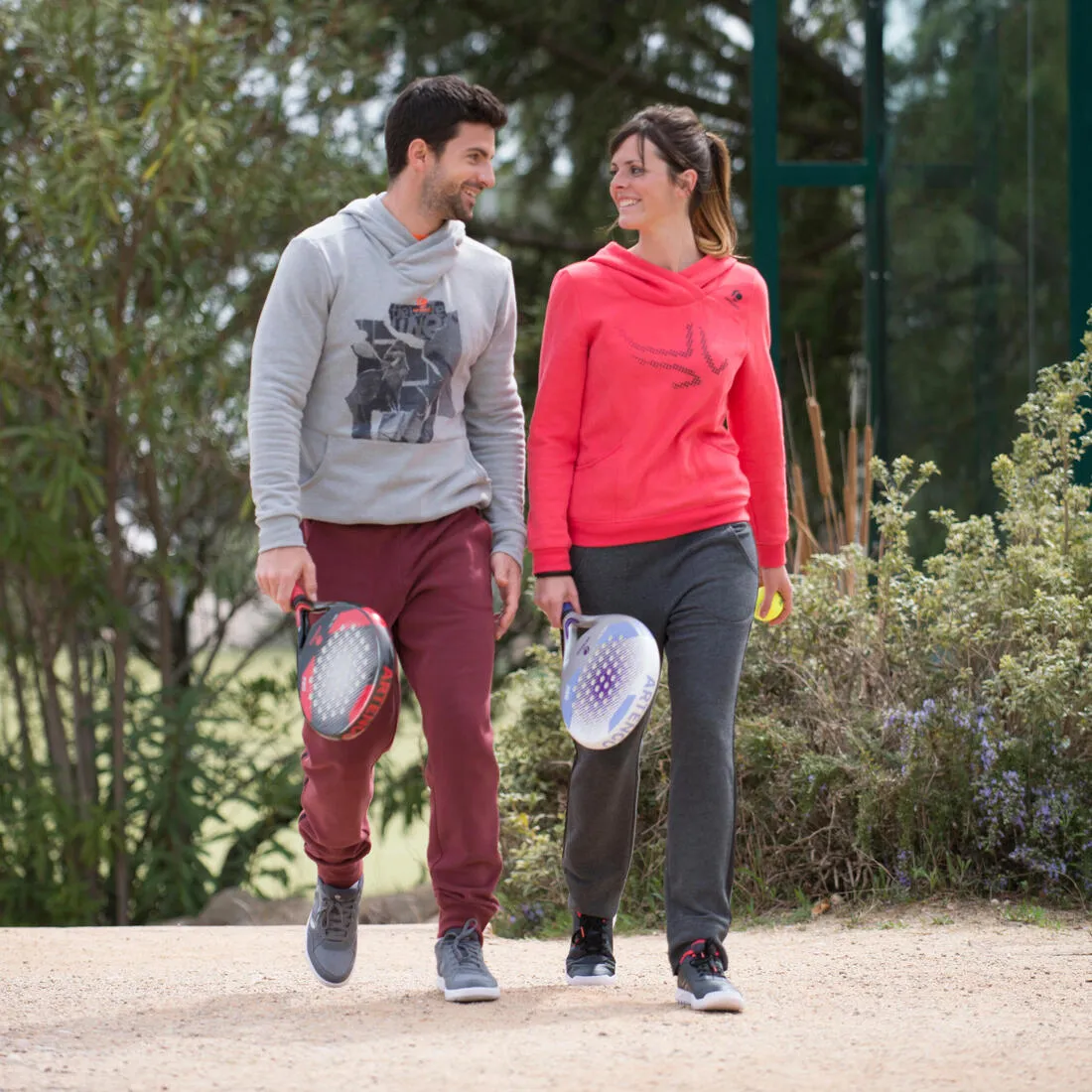 Tennis Badminton Padel Trousers - Burgundy