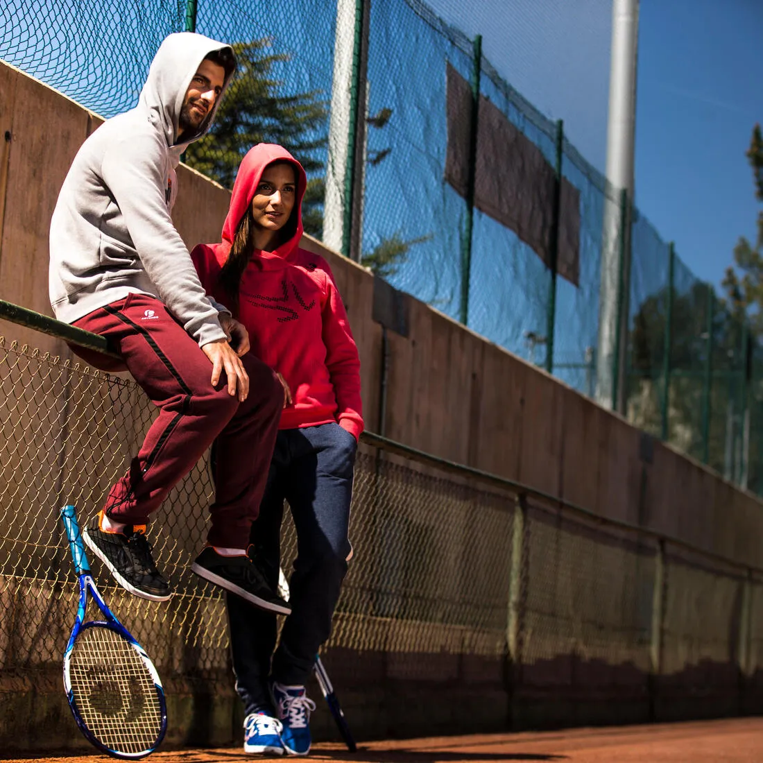 Tennis Badminton Padel Trousers - Burgundy