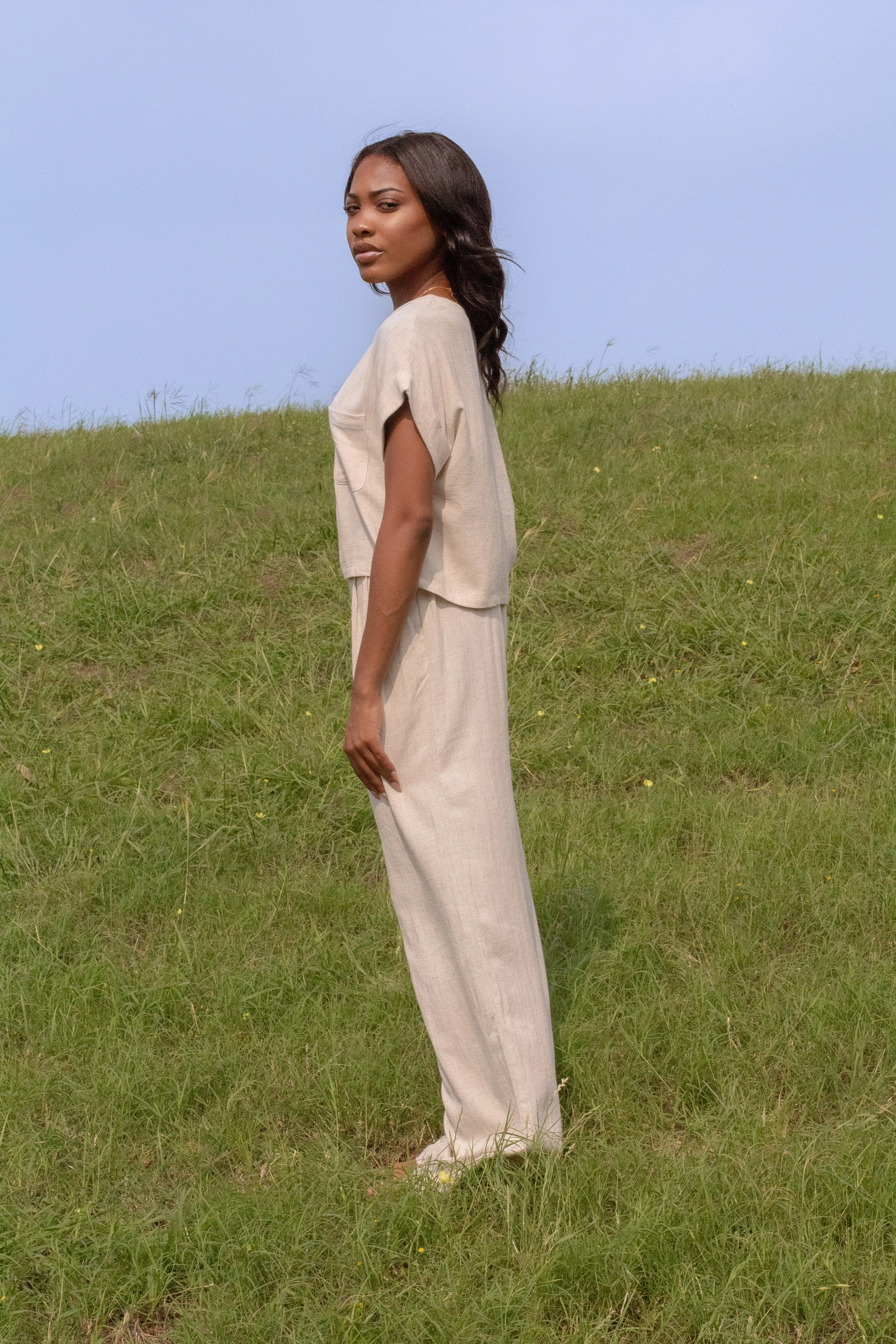The Linen Pant (Oatmeal)