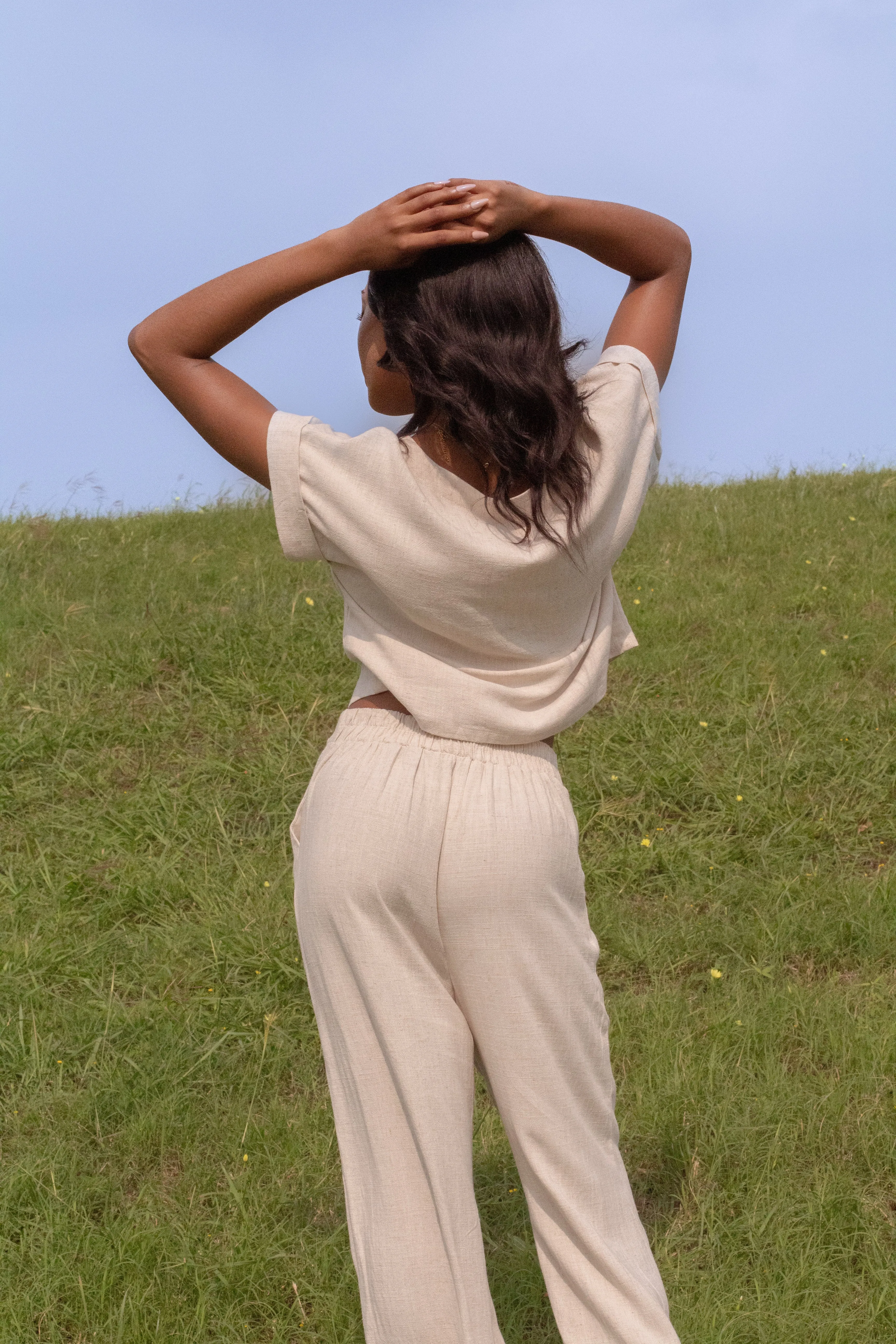The Linen Pant (Oatmeal)