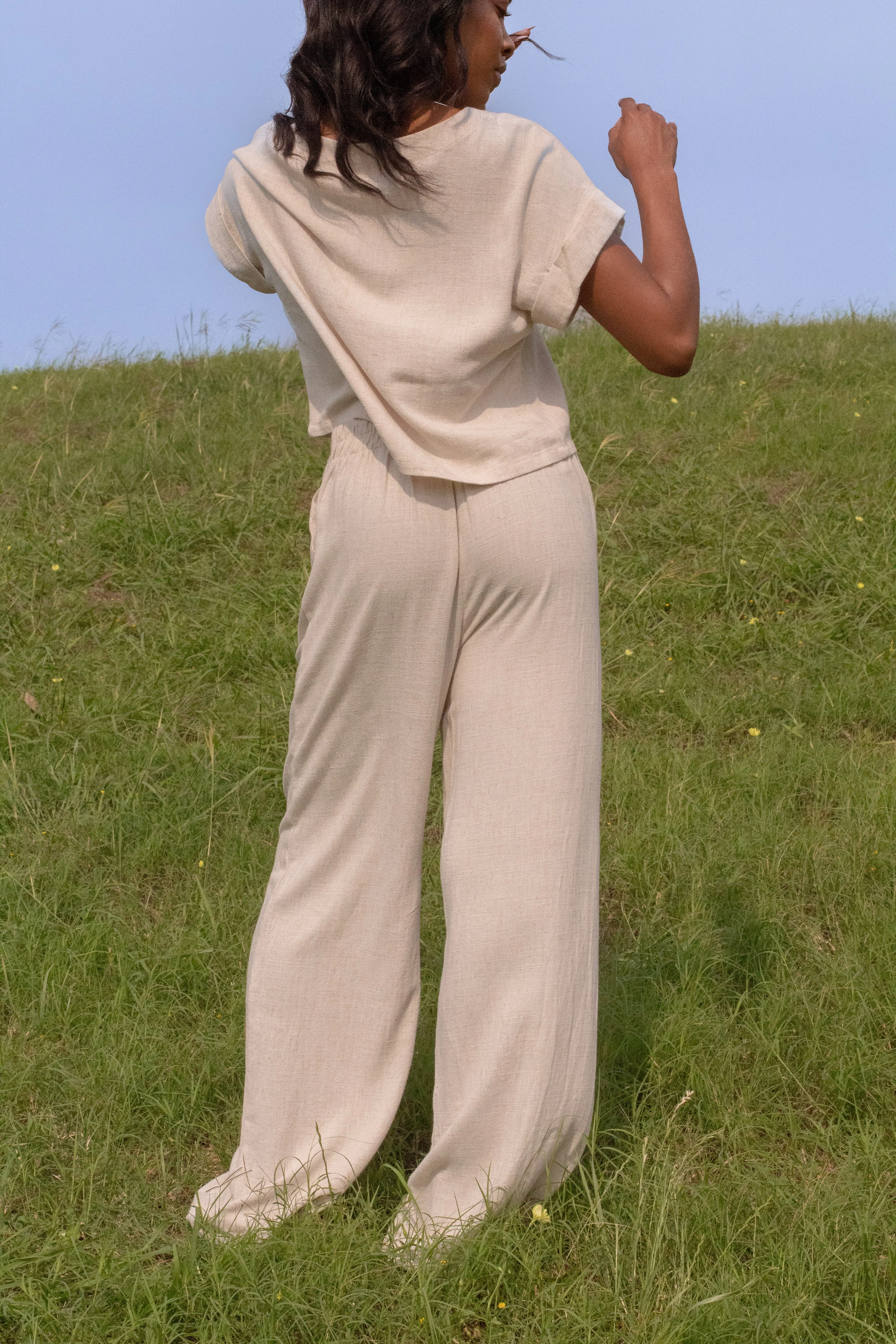 The Linen Pant (Oatmeal)