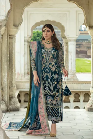 Traditional Sea Green Pakistani Salwar Kameez Dupatta Salwar Suit